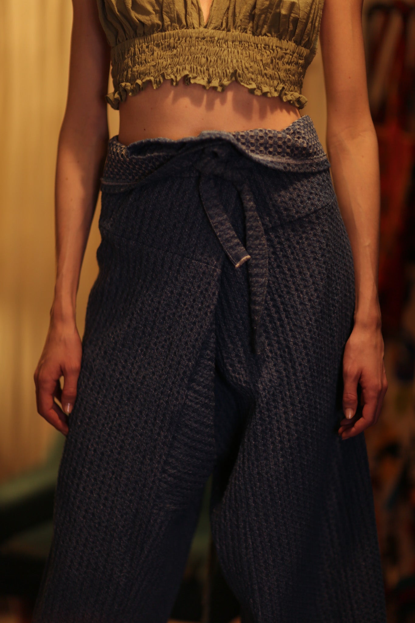LUKE DENIM FISHERMAN TROUSERS