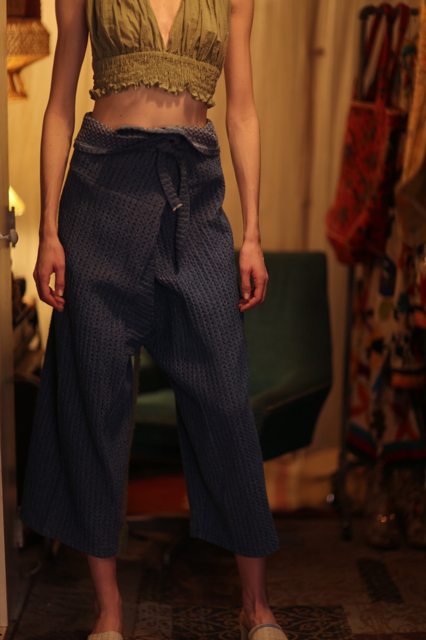 LUKE DENIM FISHERMAN TROUSERS