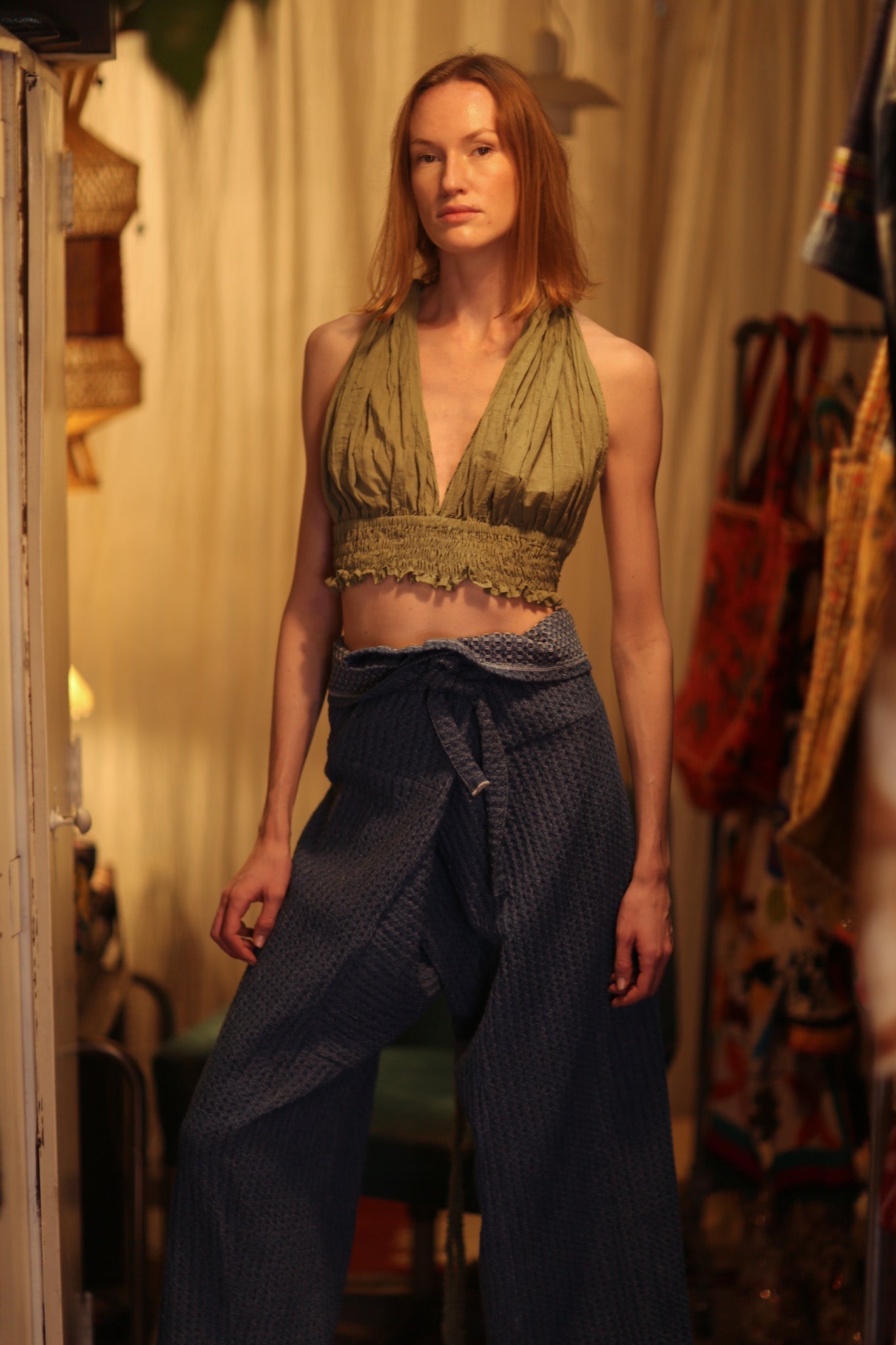 LUKE DENIM FISHERMAN TROUSERS