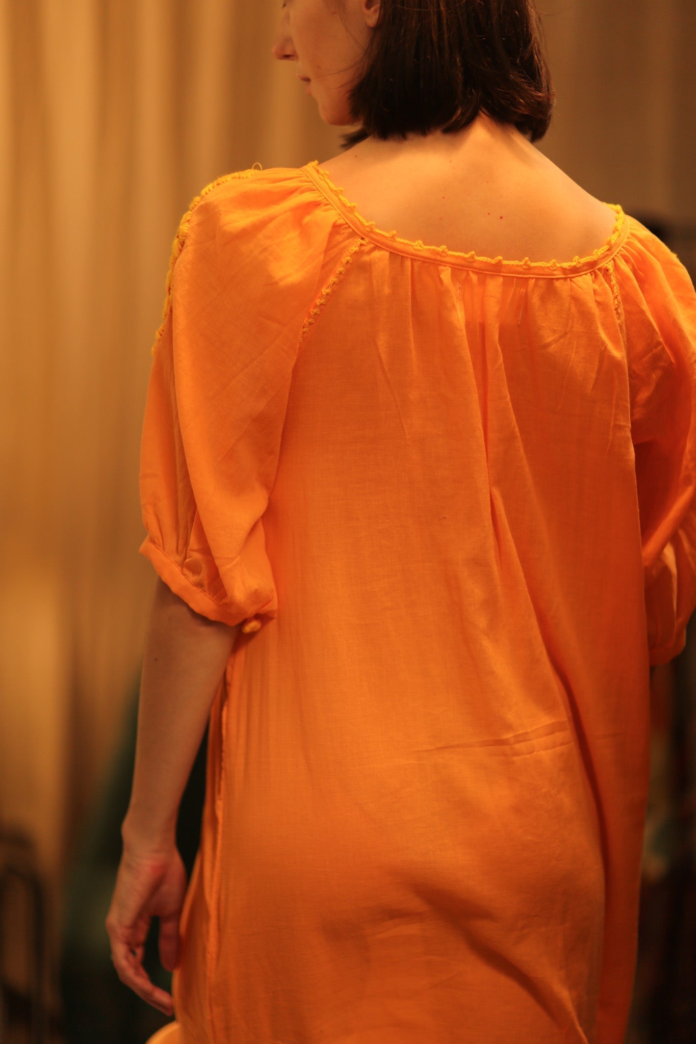 ADELE EMBROIDERED FLOWER DRESS - MOMO STUDIO BERLIN - Berlin Concept Store - sustainable & ethical fashion