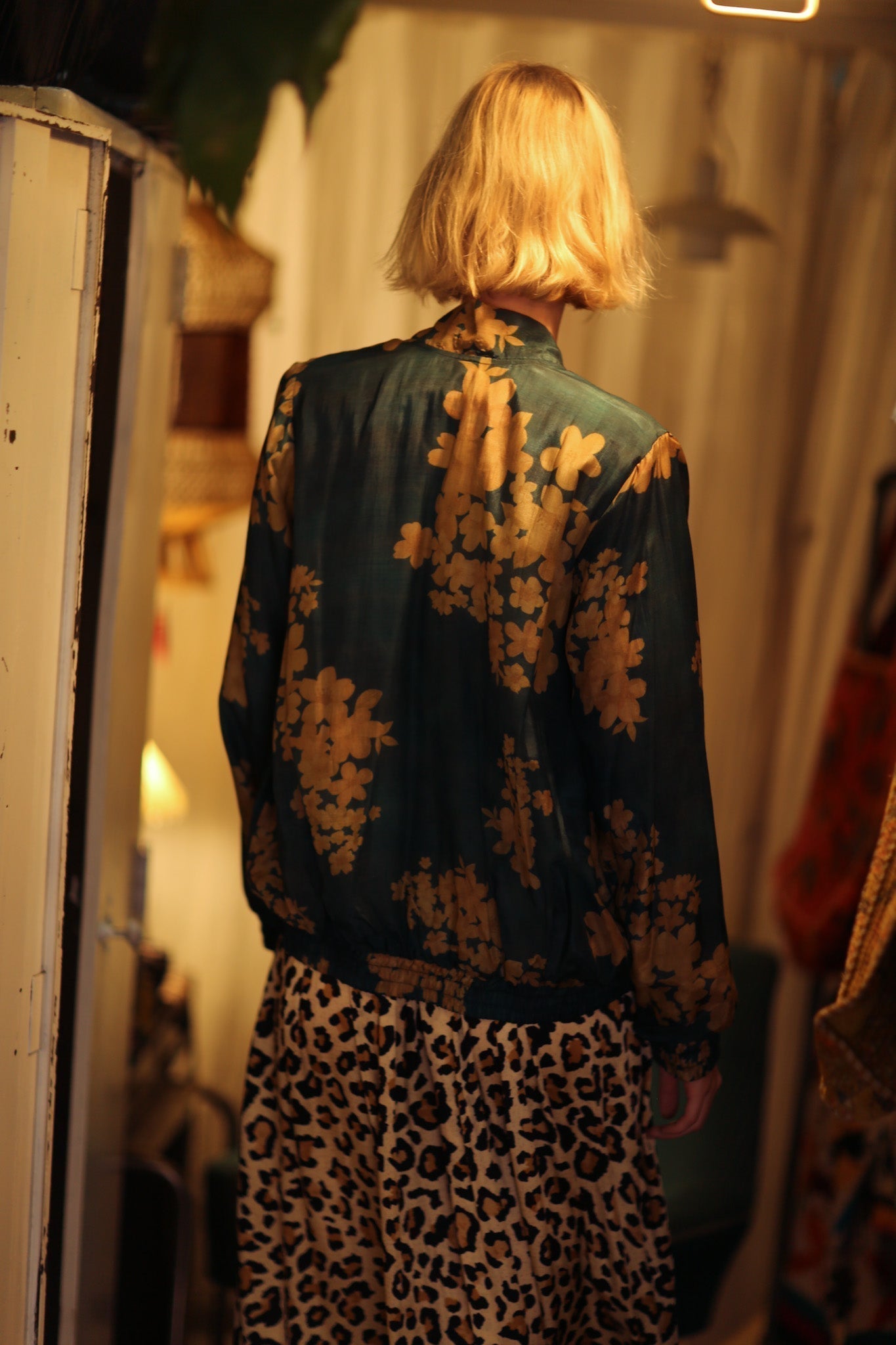 ANCHA SILK BOMBER JACKET GOLDEN BOUQUET - MOMO STUDIO BERLIN - Berlin Concept Store - sustainable & ethical fashion