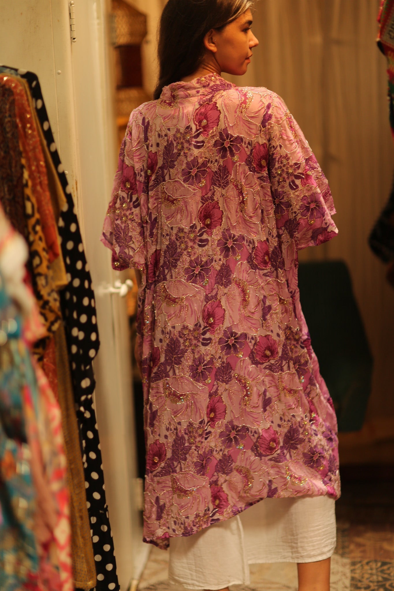 ANDREA EMBROIDERED KIMONO - MOMO STUDIO BERLIN - Berlin Concept Store - sustainable & ethical fashion