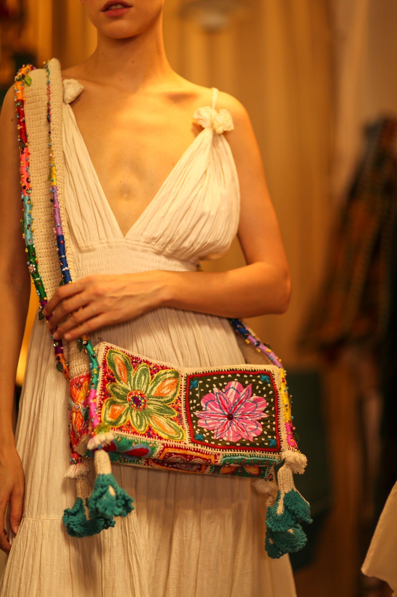 ANOUK EMBROIDERED PATCHWORK BAG - MOMO STUDIO BERLIN - Berlin Concept Store - sustainable & ethical fashion