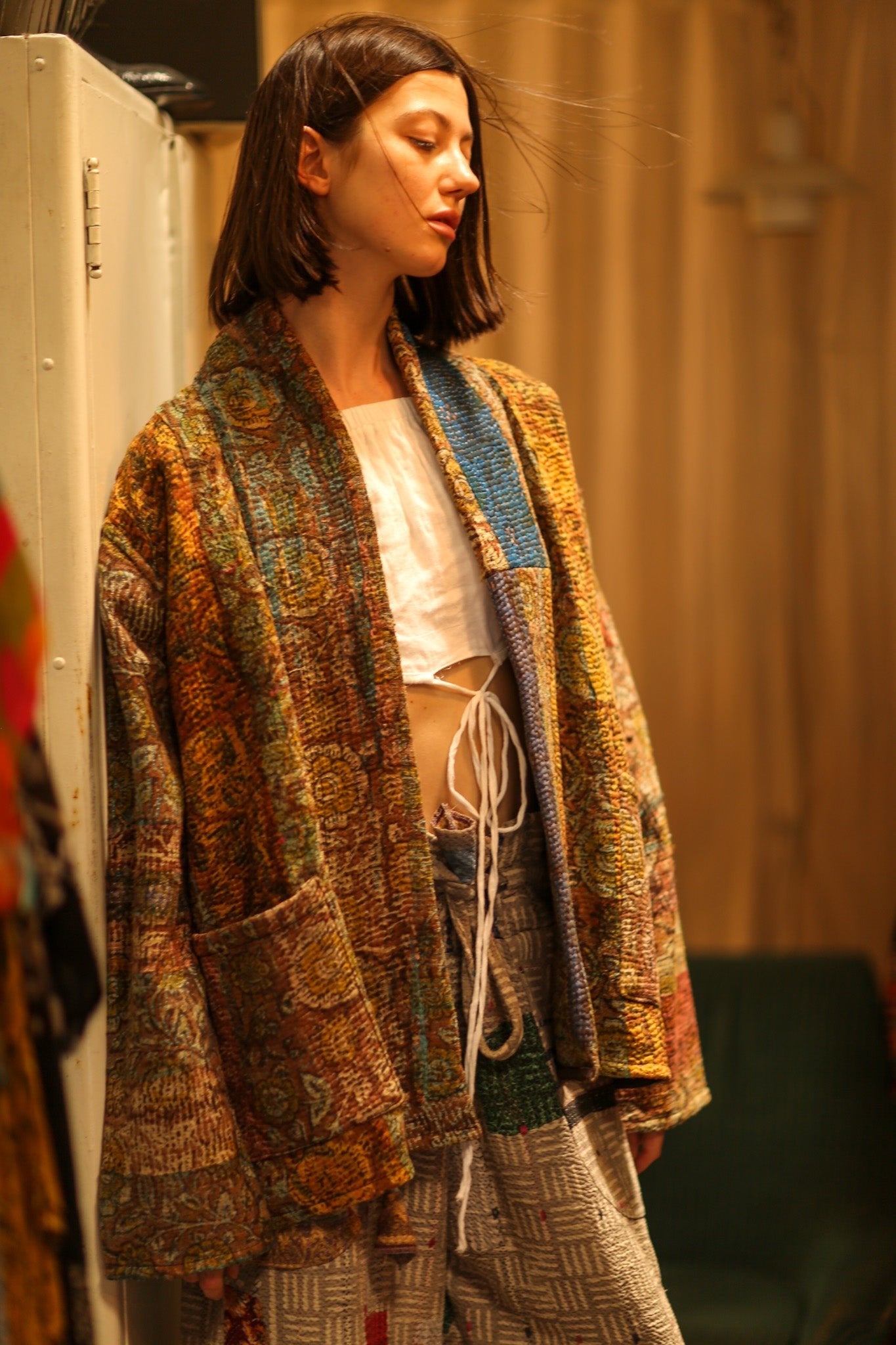 ARTISAN KANTHA KIMONO RIAA - MOMO STUDIO BERLIN - Berlin Concept Store - sustainable & ethical fashion