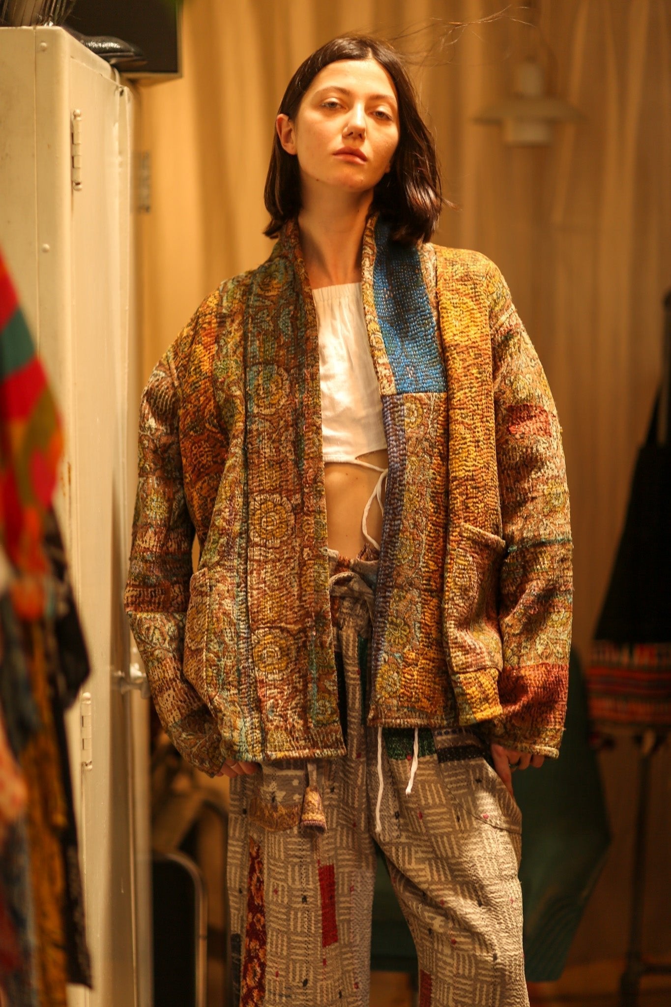 ARTISAN KANTHA KIMONO RIAA - MOMO STUDIO BERLIN - Berlin Concept Store - sustainable & ethical fashion