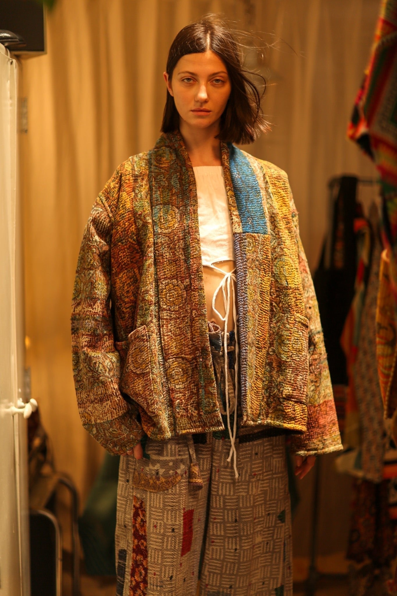 ARTISAN KANTHA KIMONO RIAA - MOMO STUDIO BERLIN - Berlin Concept Store - sustainable & ethical fashion