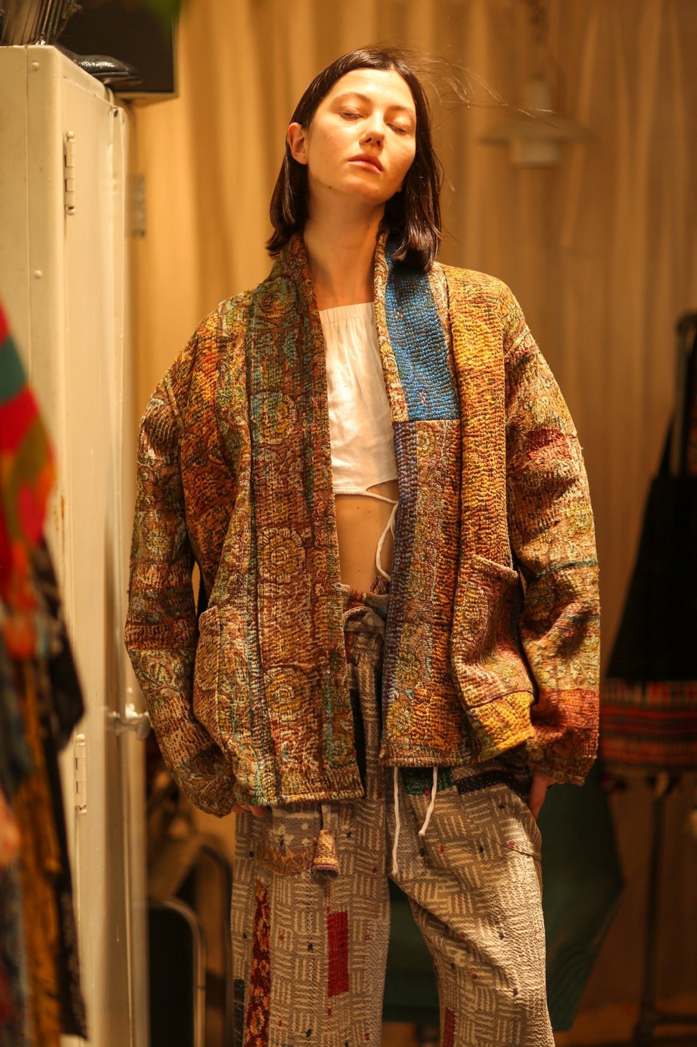 ARTISAN KANTHA KIMONO RIAA - MOMO STUDIO BERLIN - Berlin Concept Store - sustainable & ethical fashion