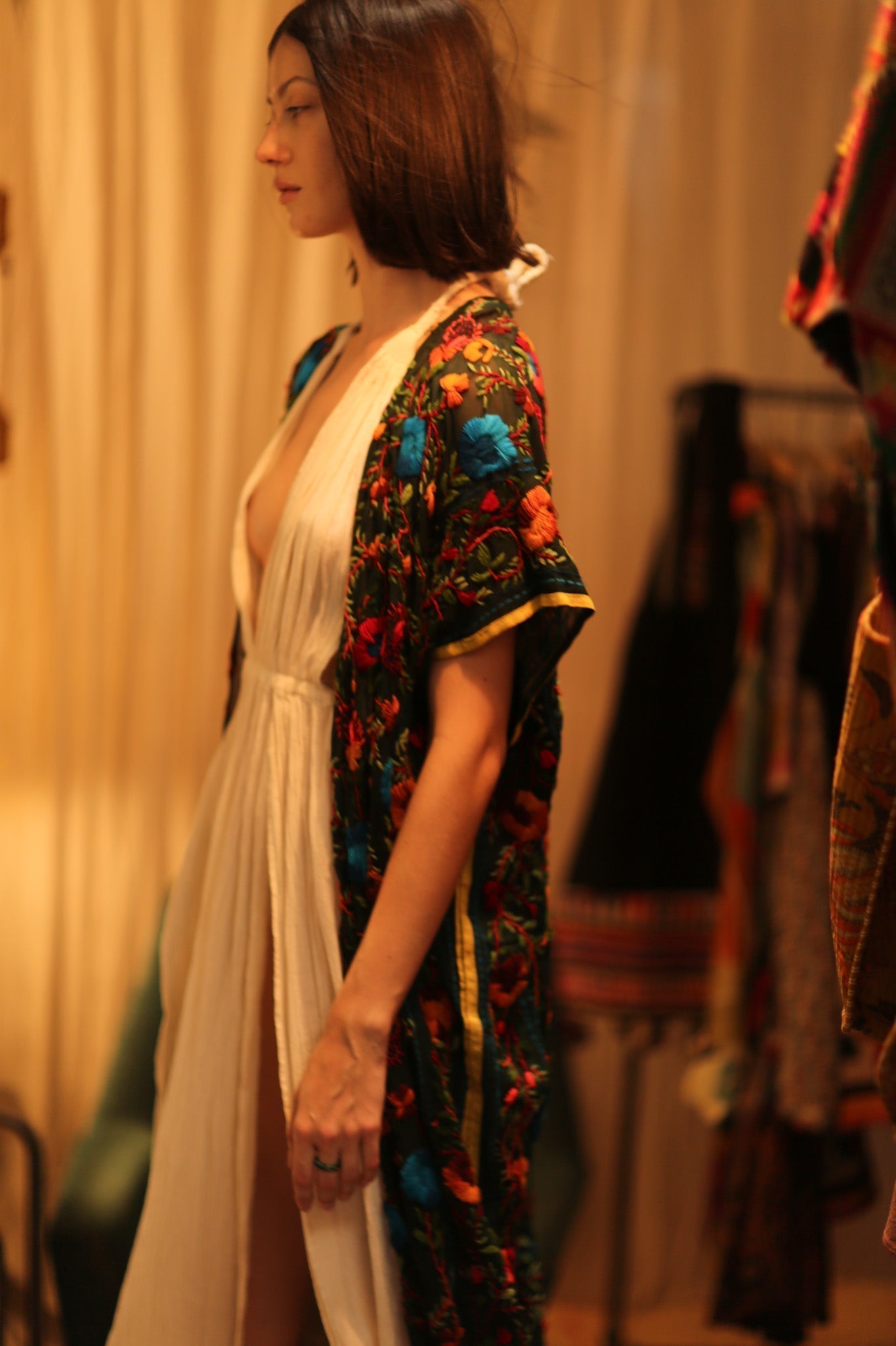 BIANCA EMBROIDERED KIMONO - MOMO STUDIO BERLIN - Berlin Concept Store - sustainable & ethical fashion