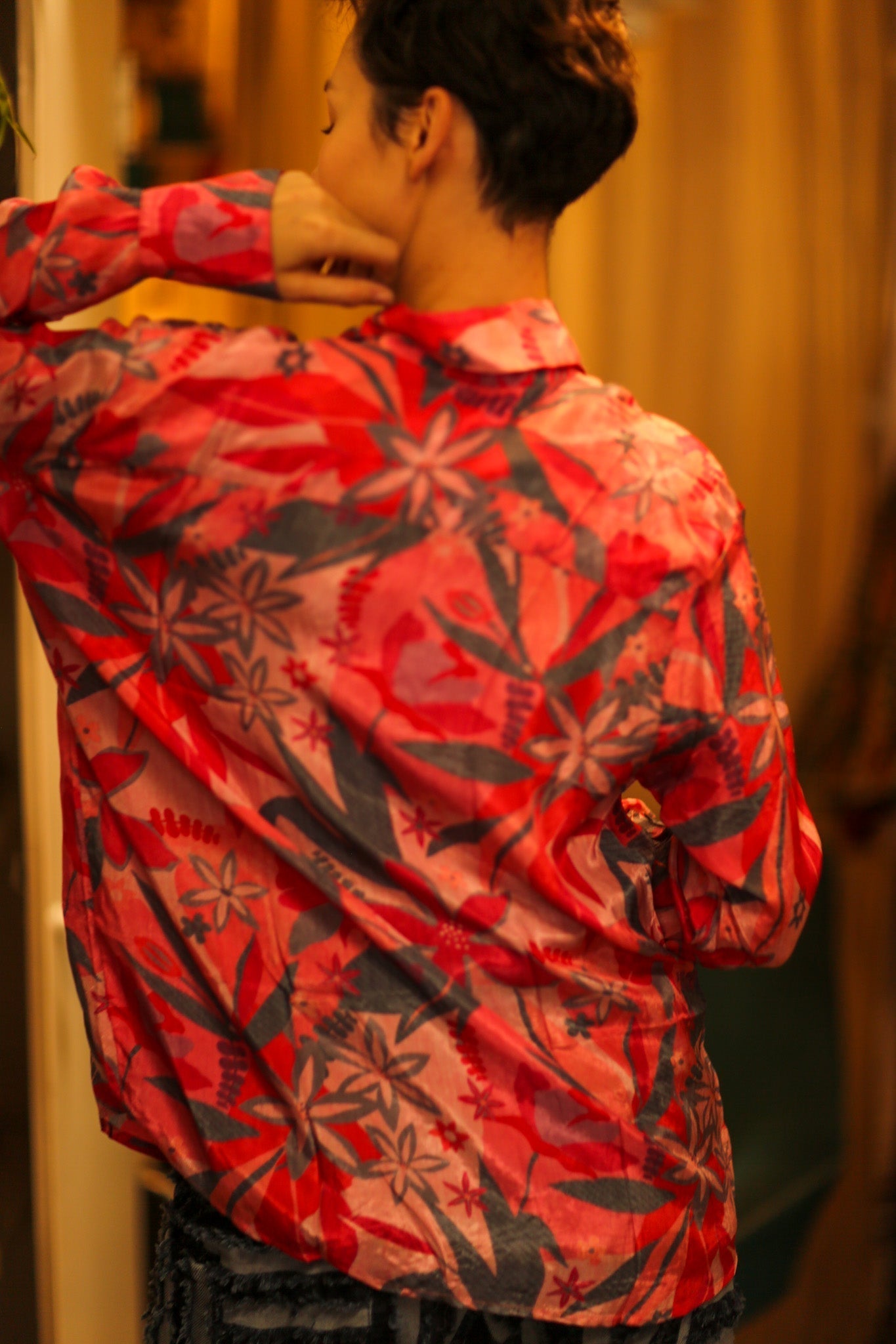 BOYFRIEND BILLIE LIGHT RED JUNGLE - MOMO STUDIO BERLIN - Berlin Concept Store - sustainable & ethical fashion
