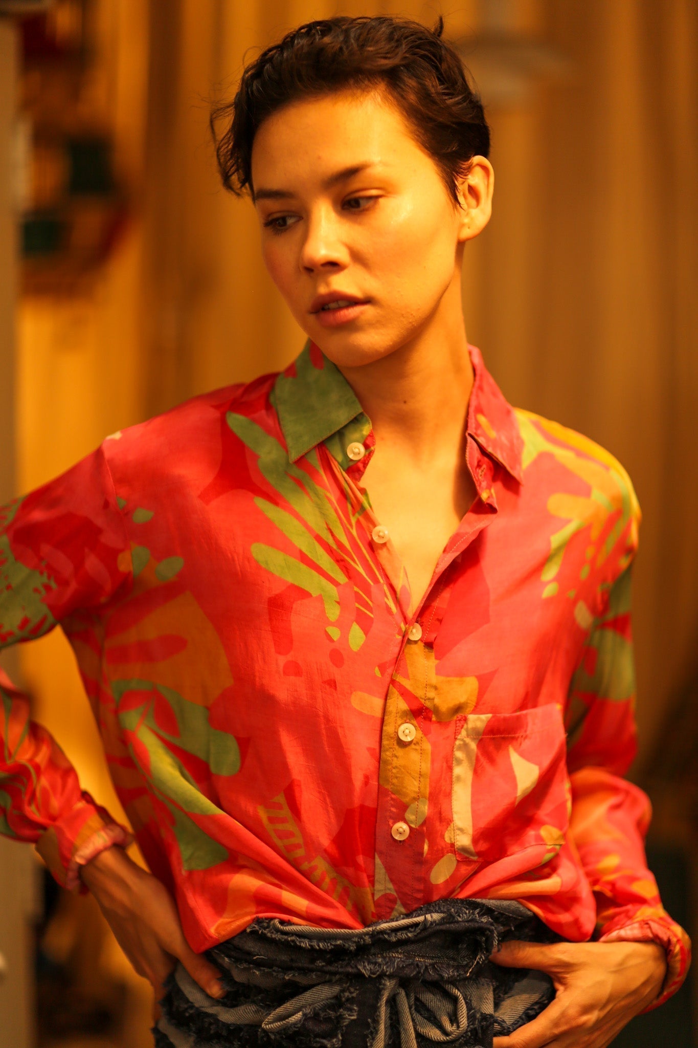 BOYFRIEND BILLIE PINK SPLASH - MOMO STUDIO BERLIN - Berlin Concept Store - sustainable & ethical fashion