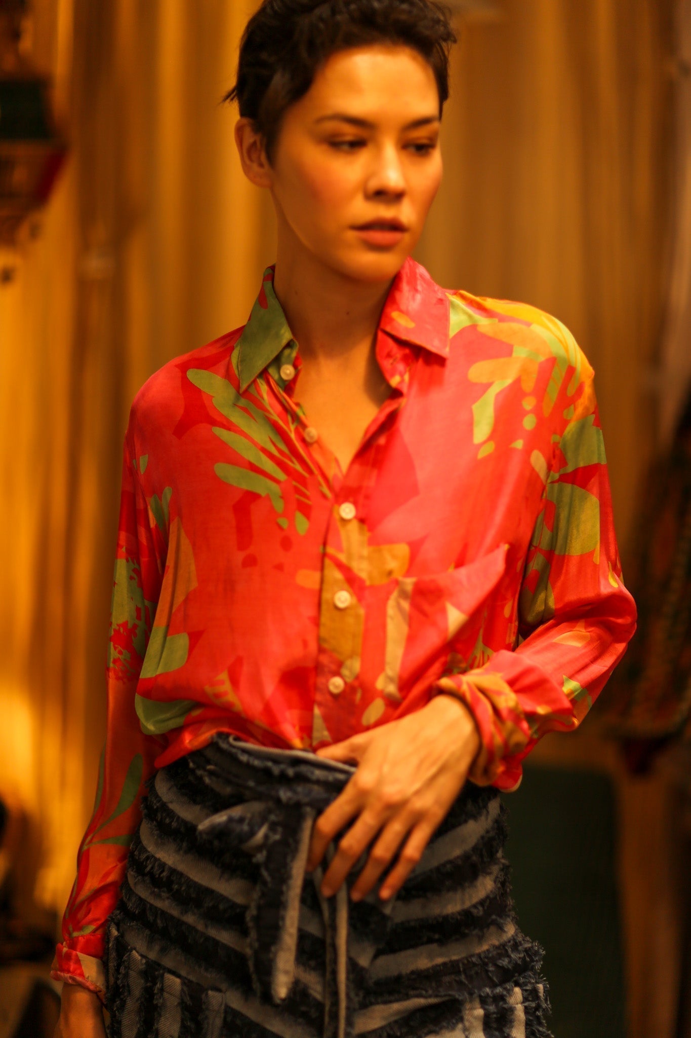 BOYFRIEND BILLIE PINK SPLASH - MOMO STUDIO BERLIN - Berlin Concept Store - sustainable & ethical fashion