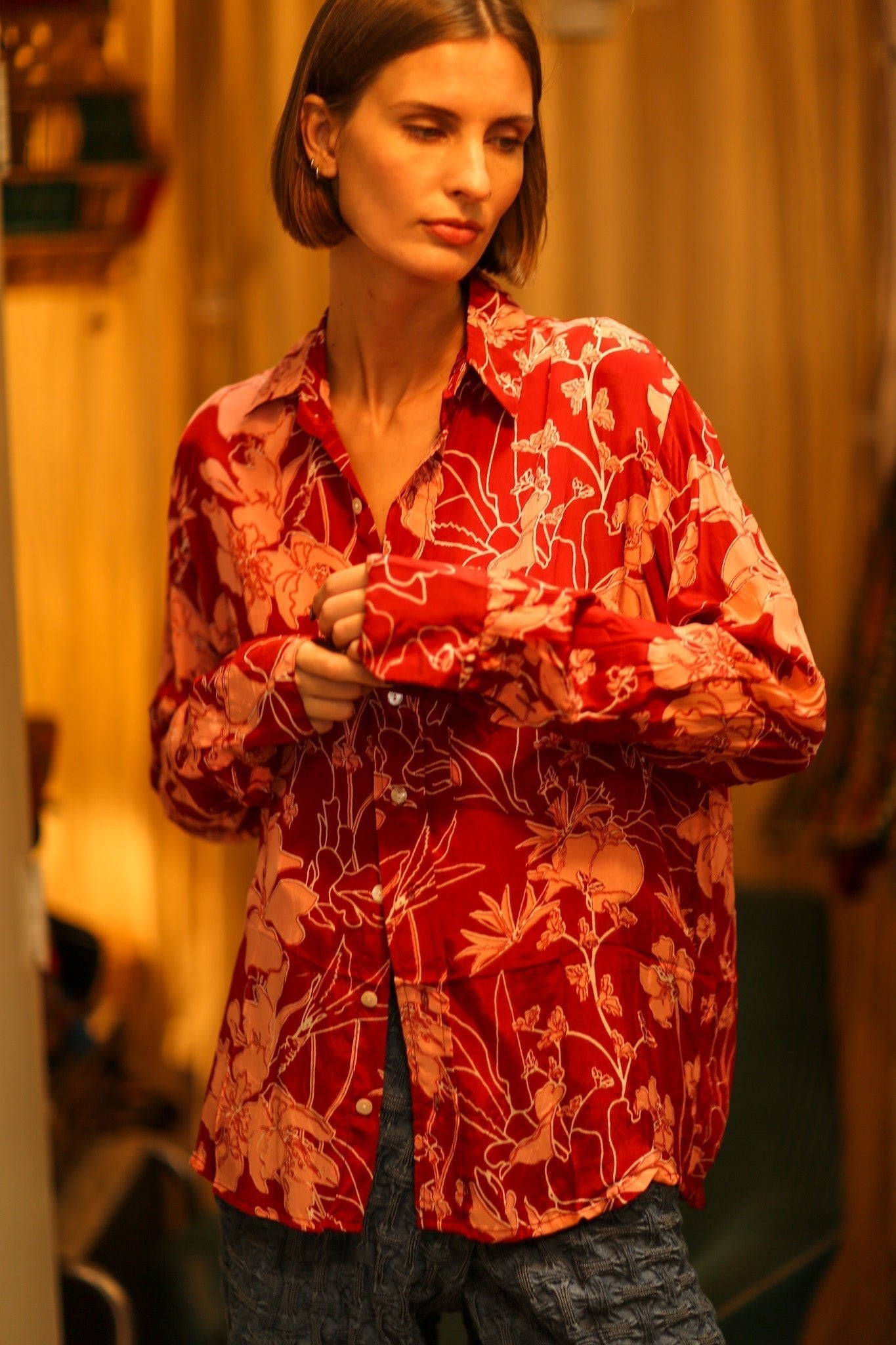 BOYFRIEND BILLIE RED JUNGLE - MOMO STUDIO BERLIN - Berlin Concept Store - sustainable & ethical fashion