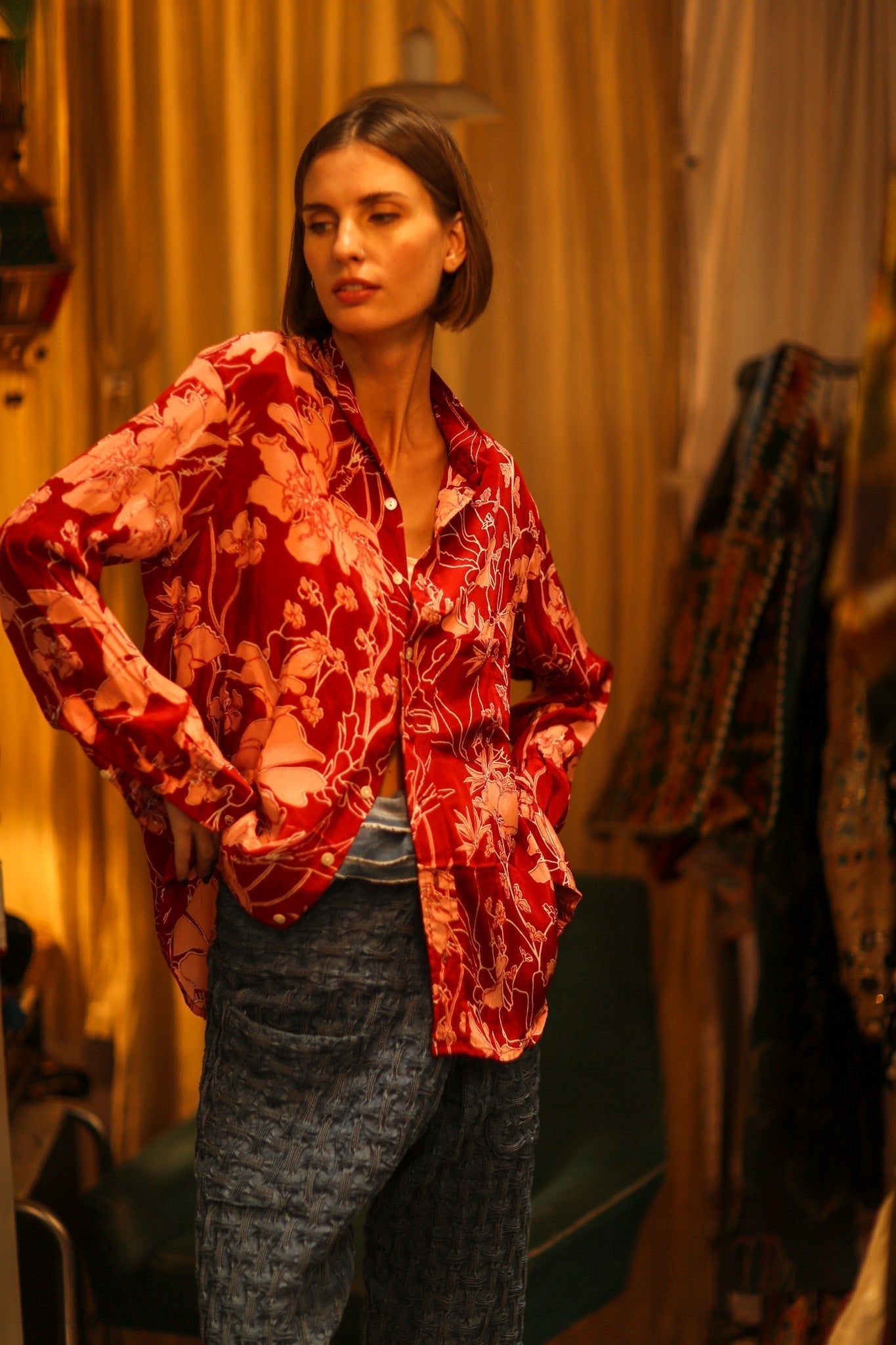 BOYFRIEND BILLIE RED JUNGLE - MOMO STUDIO BERLIN - Berlin Concept Store - sustainable & ethical fashion