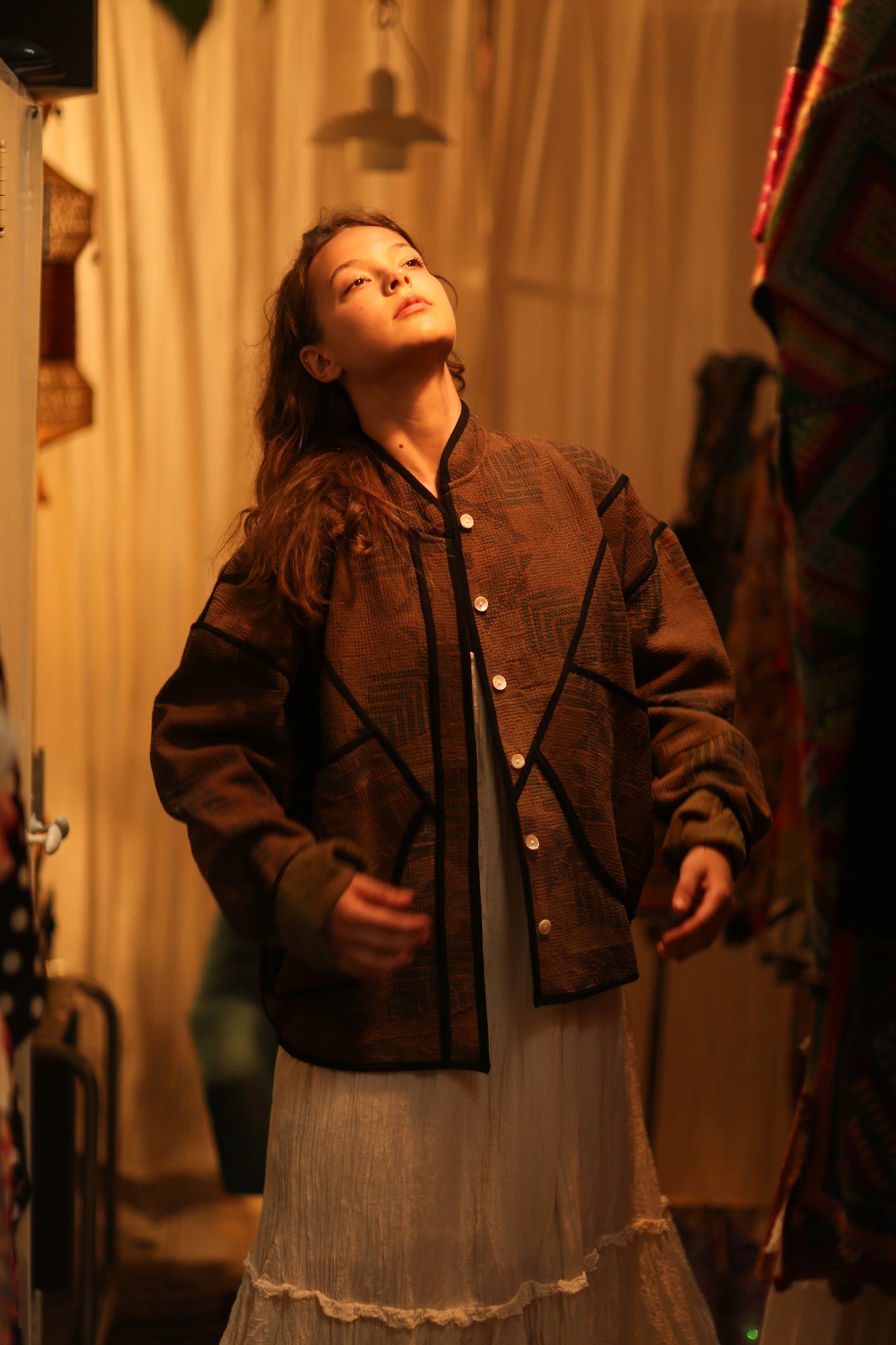 BROWN KANTHA JACKET FRANCESCA - MOMO STUDIO BERLIN - Berlin Concept Store - sustainable & ethical fashion