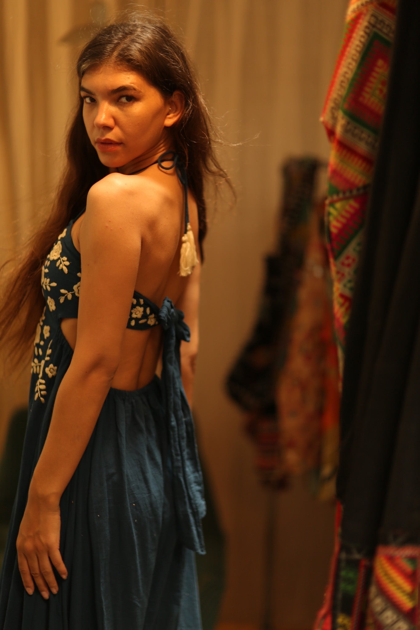 CANDY COTTON EMBROIDERED FLOWER DRESS - MOMO STUDIO BERLIN - Berlin Concept Store - sustainable & ethical fashion