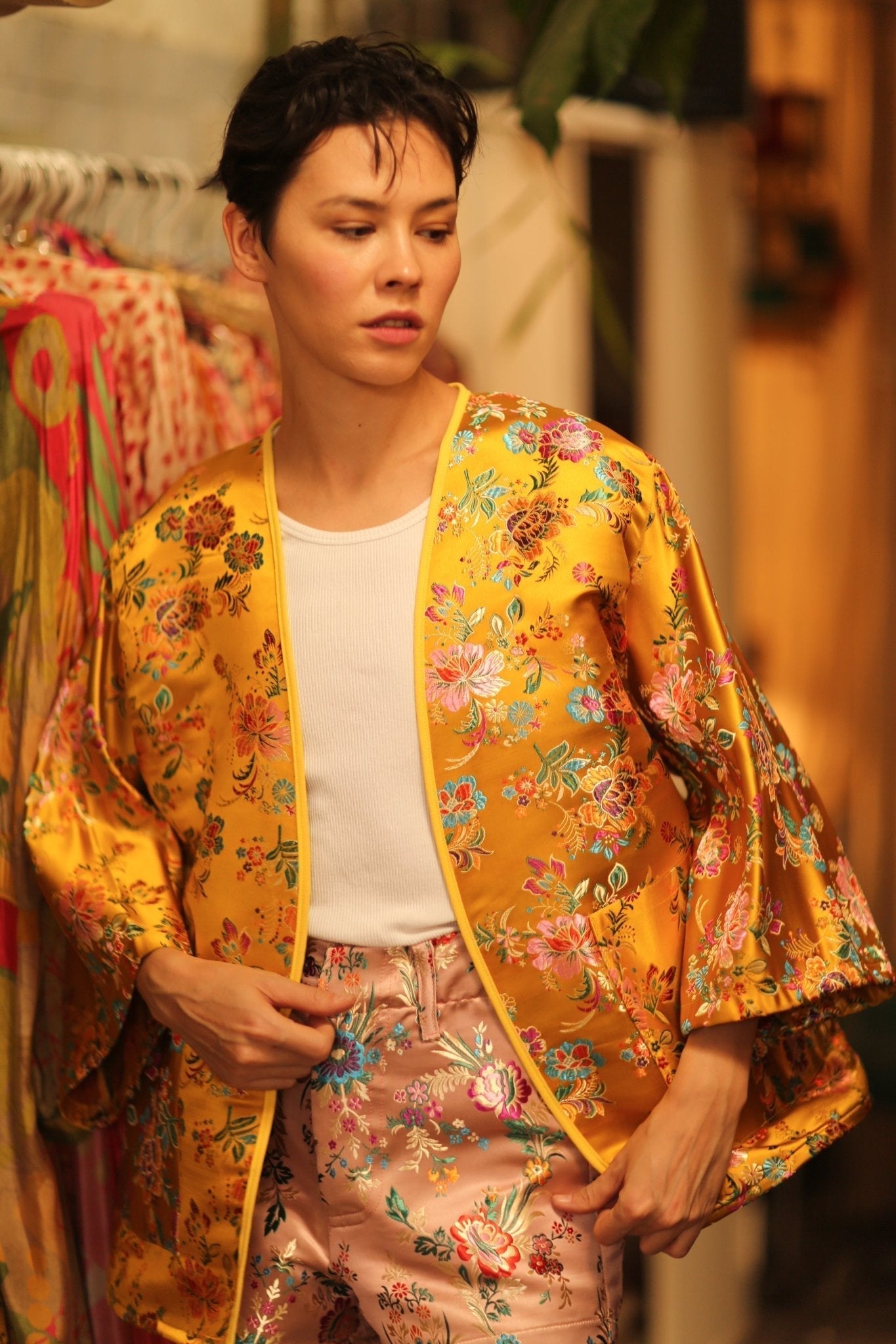CHINESE SILK KIMONO YA LI - MOMO STUDIO BERLIN - Berlin Concept Store - sustainable & ethical fashion
