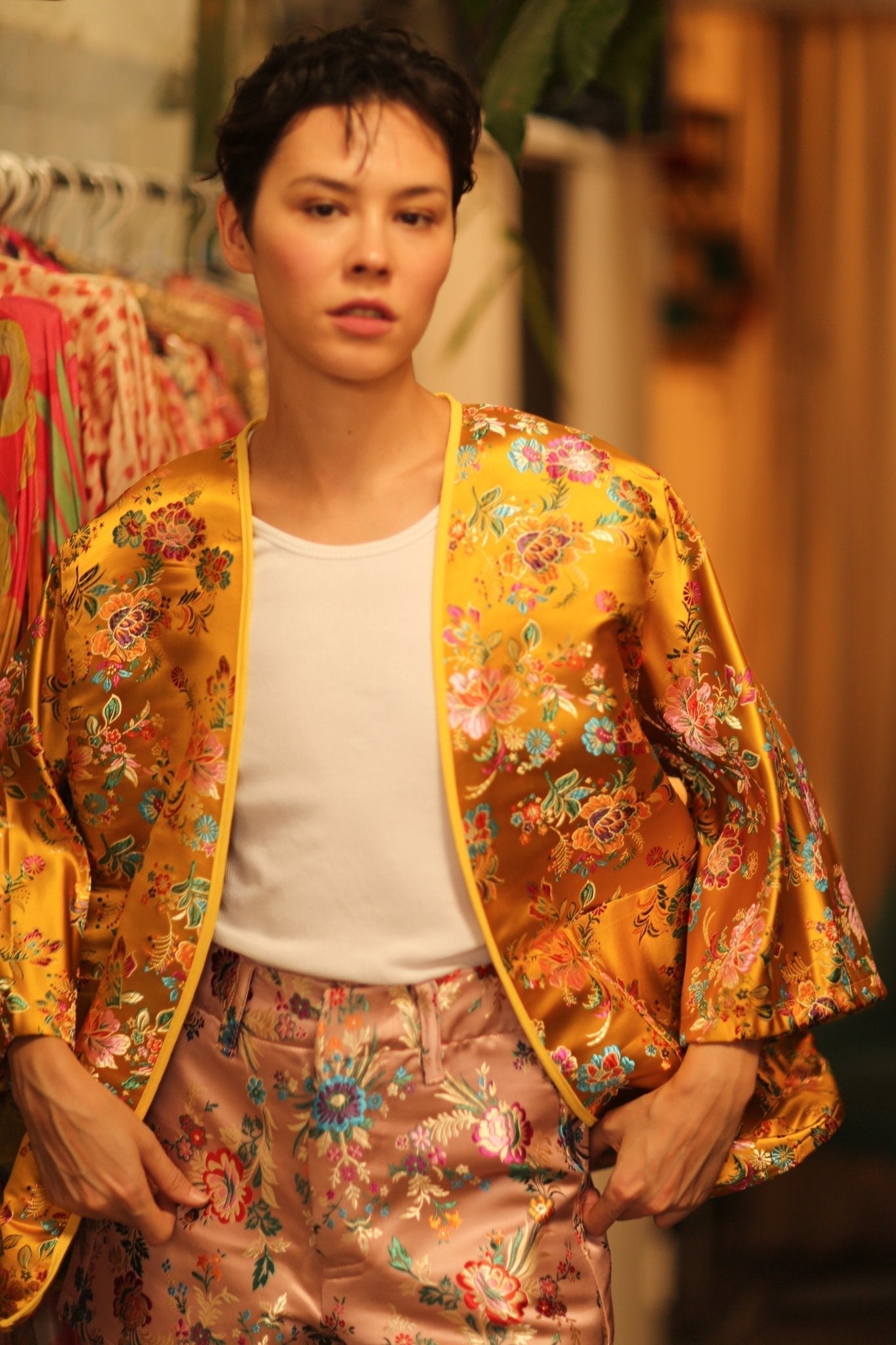 CHINESE SILK KIMONO YA LI - MOMO STUDIO BERLIN - Berlin Concept Store - sustainable & ethical fashion