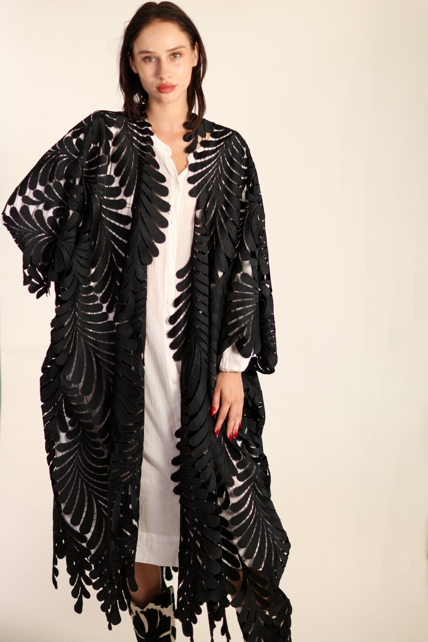 COTTON LACE KIMONO LEILA - MOMO STUDIO BERLIN - Berlin Concept Store - sustainable & ethical fashion