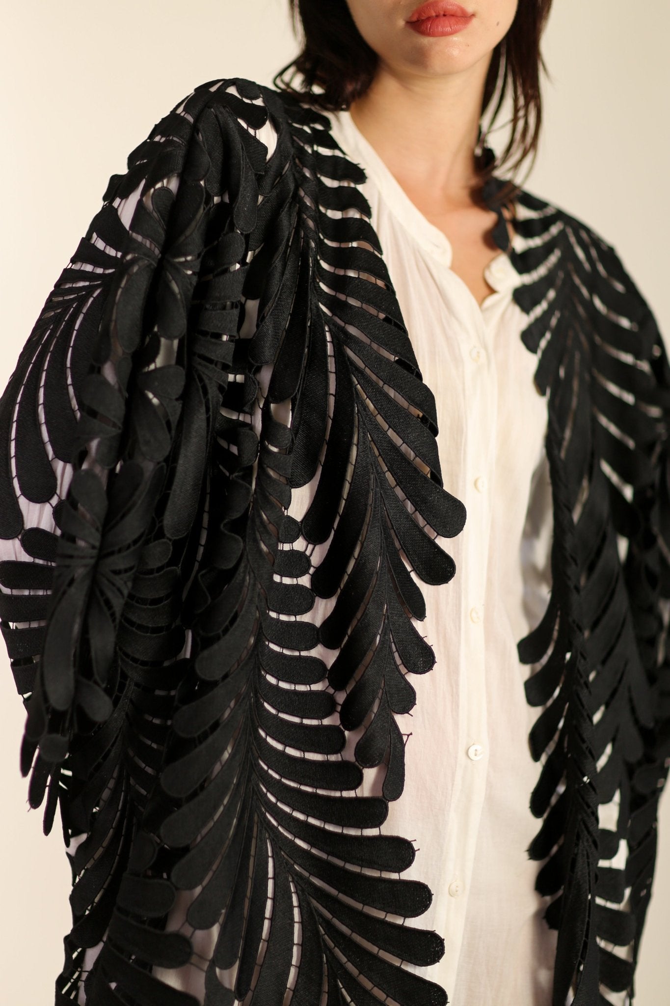 COTTON LACE KIMONO LEILA - MOMO STUDIO BERLIN - Berlin Concept Store - sustainable & ethical fashion