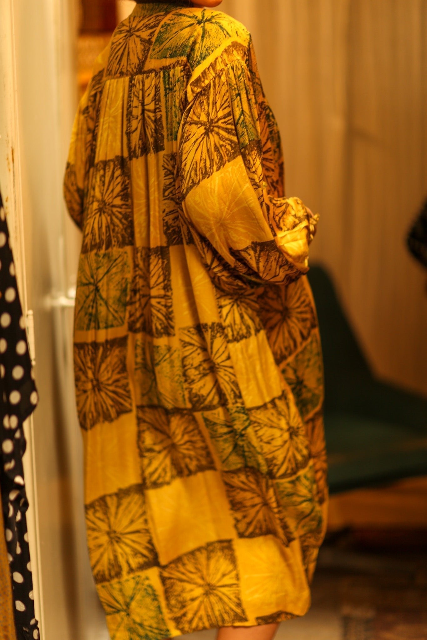 ELIZABETH SILK DRESS ANANAS YELLOW - MOMO STUDIO BERLIN - Berlin Concept Store - sustainable & ethical fashion