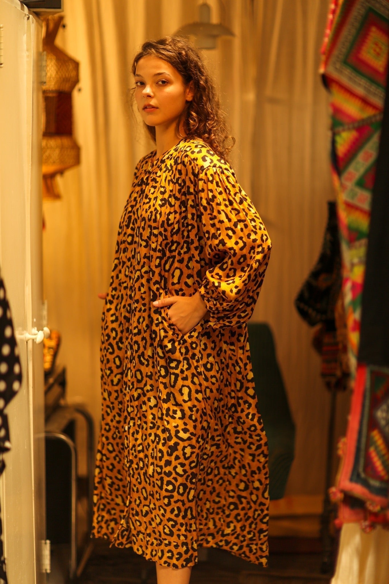 ELIZABETH SILK DRESS LEO - MOMO STUDIO BERLIN - Berlin Concept Store - sustainable & ethical fashion
