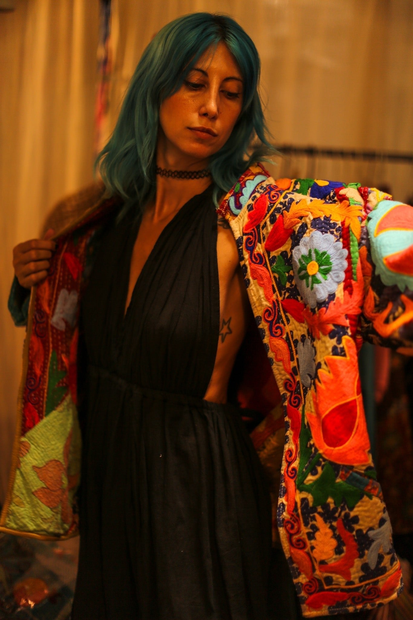 EMBROIDERED ARTISAN JACKET LEYLA - MOMO STUDIO BERLIN - Berlin Concept Store - sustainable & ethical fashion