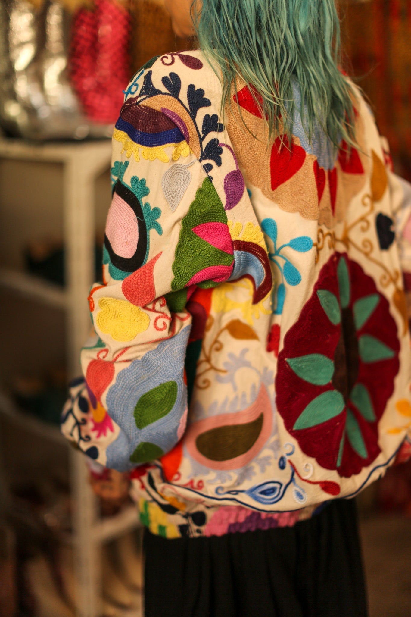 EMBROIDERED BOMBER JACKET CLARA - MOMO STUDIO BERLIN - Berlin Concept Store - sustainable & ethical fashion