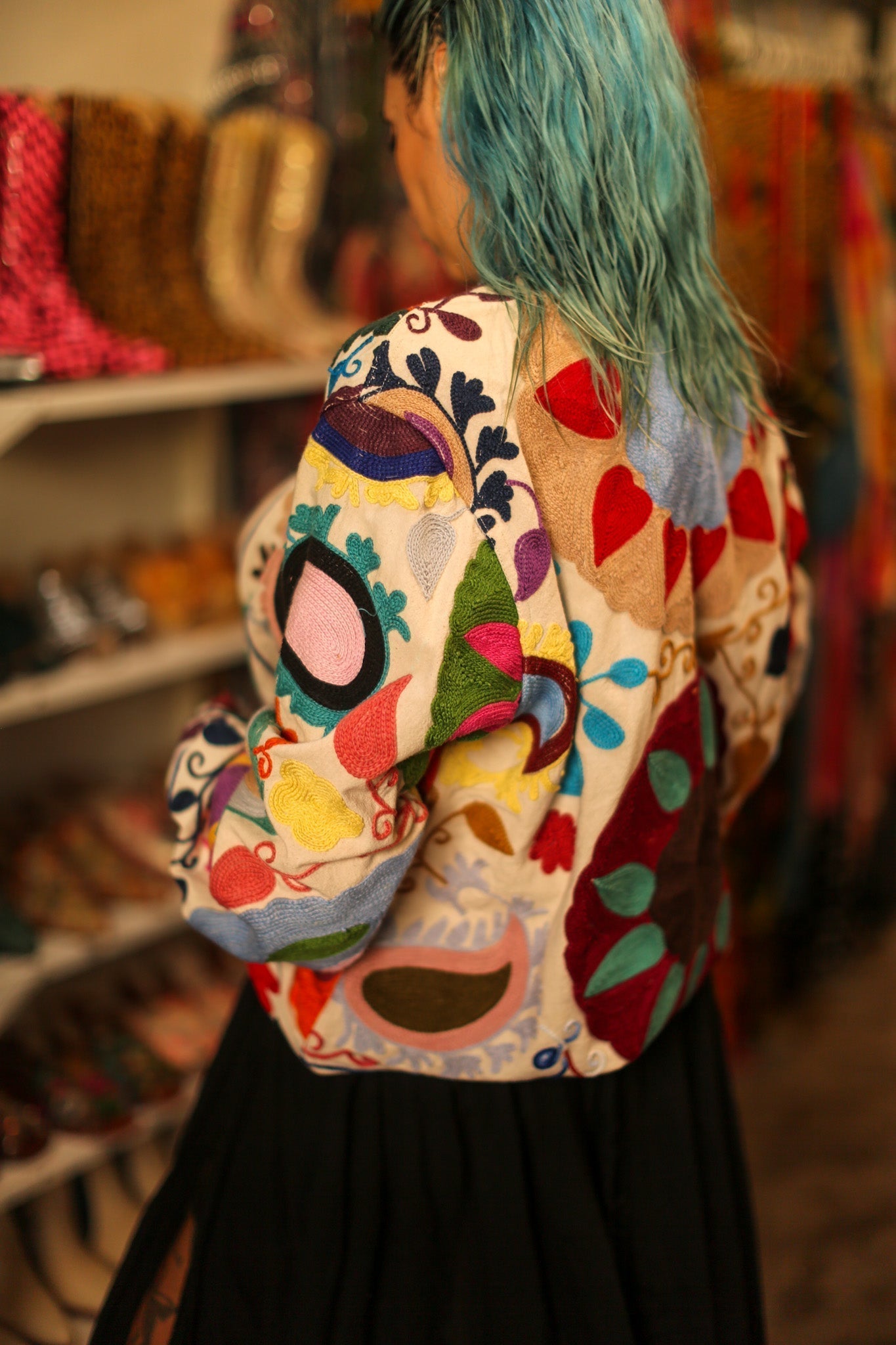 EMBROIDERED BOMBER JACKET CLARA - MOMO STUDIO BERLIN - Berlin Concept Store - sustainable & ethical fashion