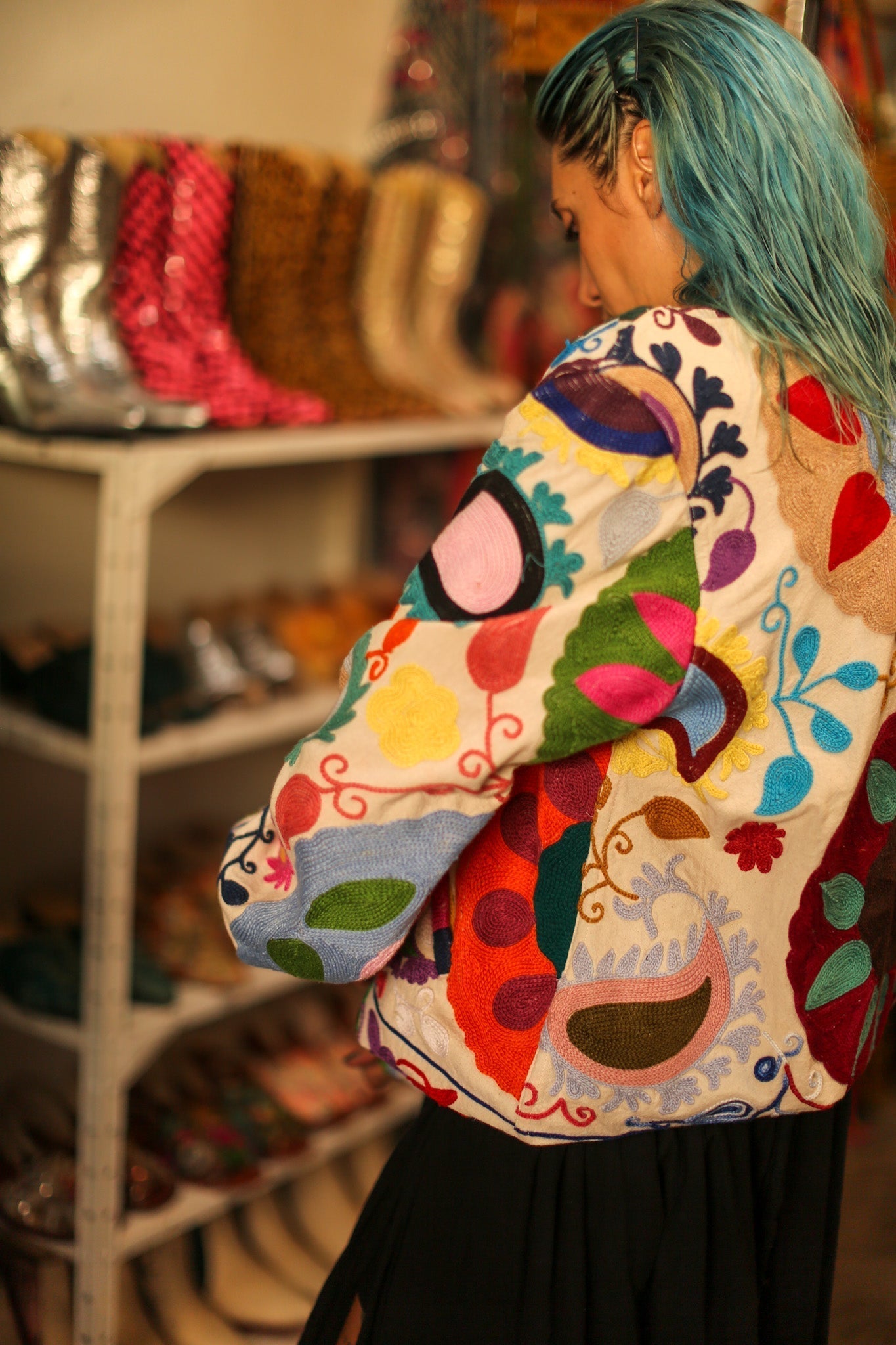 EMBROIDERED BOMBER JACKET CLARA - MOMO STUDIO BERLIN - Berlin Concept Store - sustainable & ethical fashion