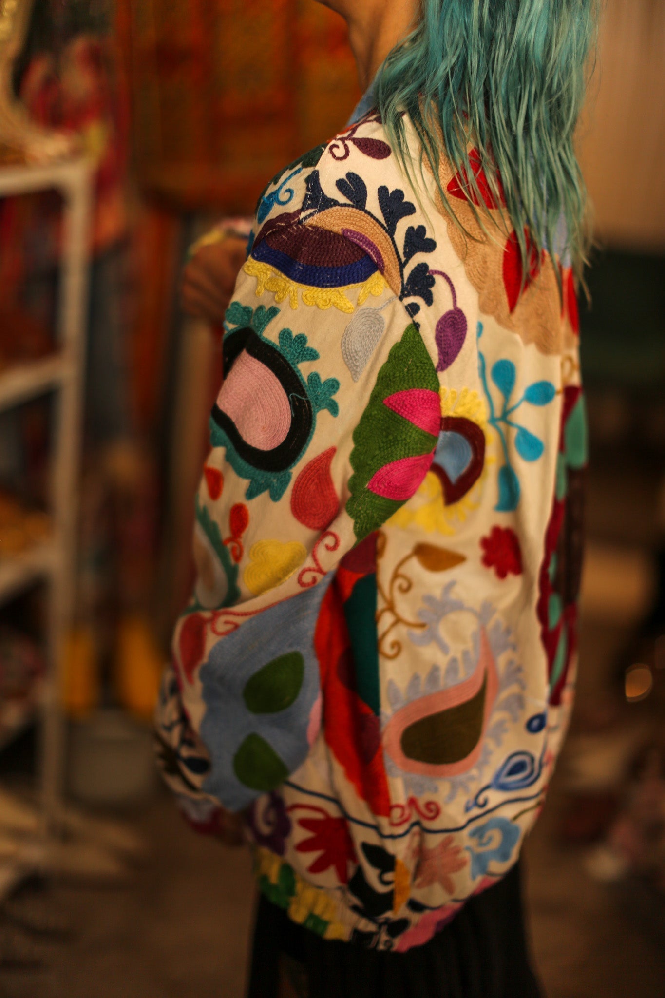 EMBROIDERED BOMBER JACKET CLARA - MOMO STUDIO BERLIN - Berlin Concept Store - sustainable & ethical fashion