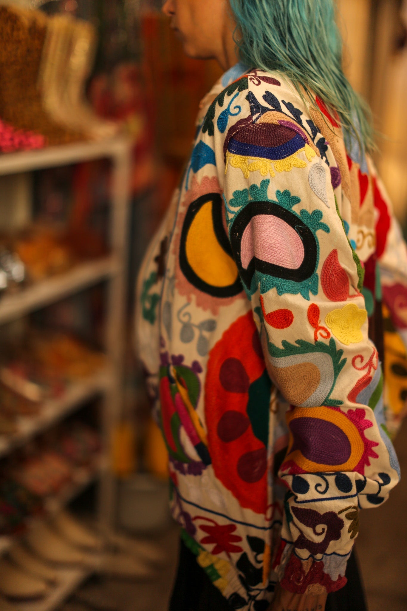 EMBROIDERED BOMBER JACKET CLARA - MOMO STUDIO BERLIN - Berlin Concept Store - sustainable & ethical fashion