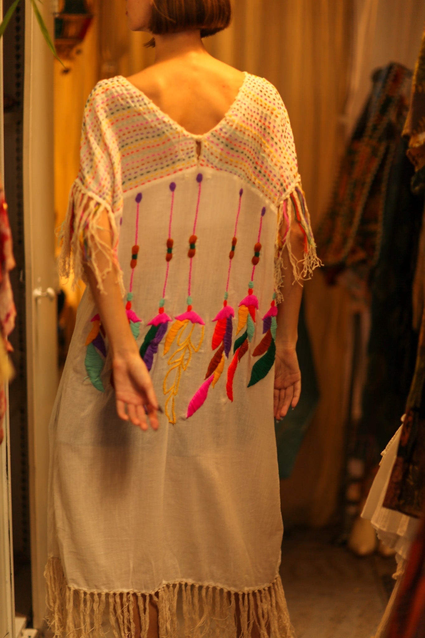 EMBROIDERED KAFTAN DRESS PHOEBIN - MOMO STUDIO BERLIN - Berlin Concept Store - sustainable & ethical fashion