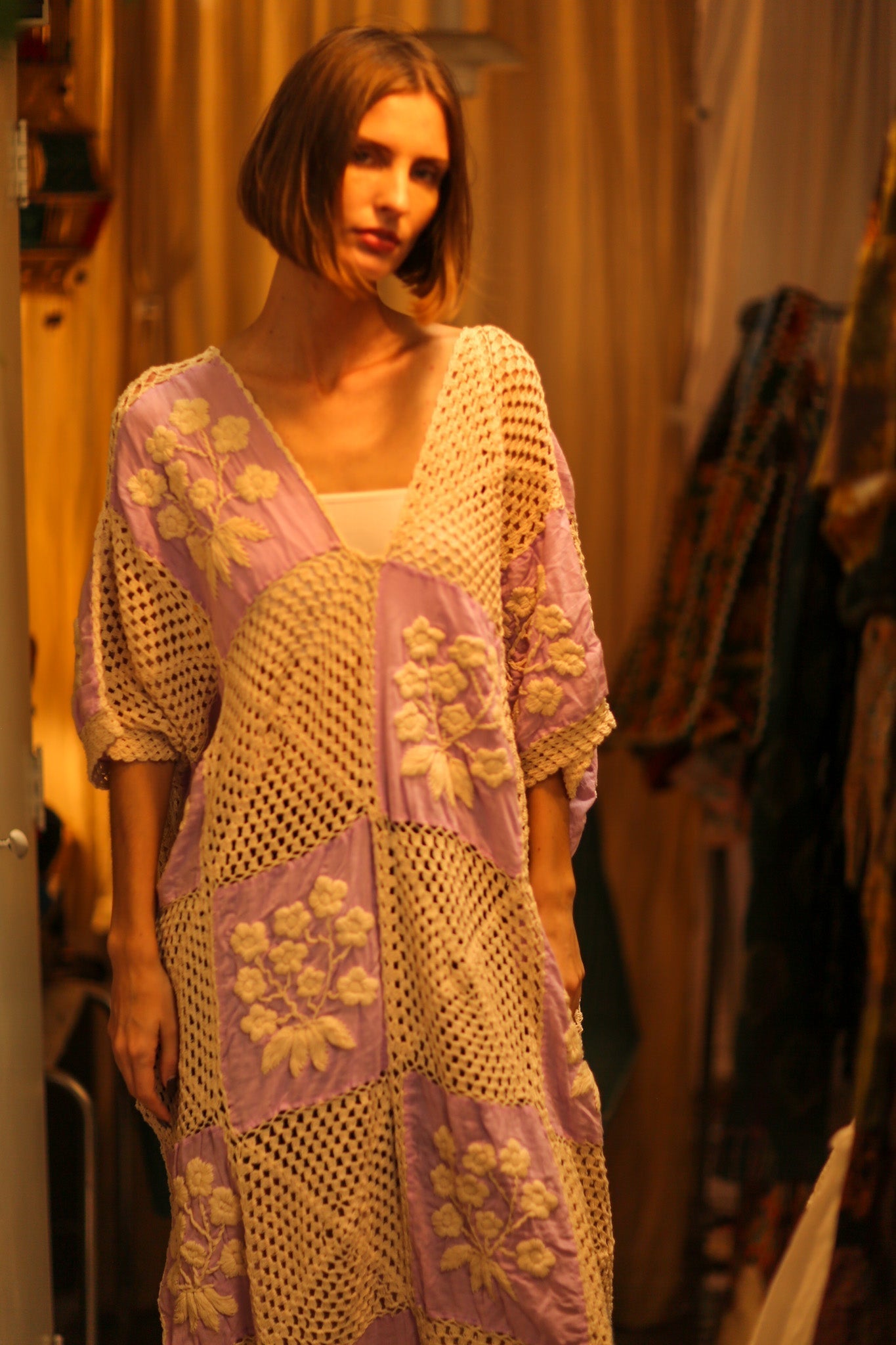 EMBROIDERED KAFTAN DRESS PHOEBIN - MOMO STUDIO BERLIN - Berlin Concept Store - sustainable & ethical fashion