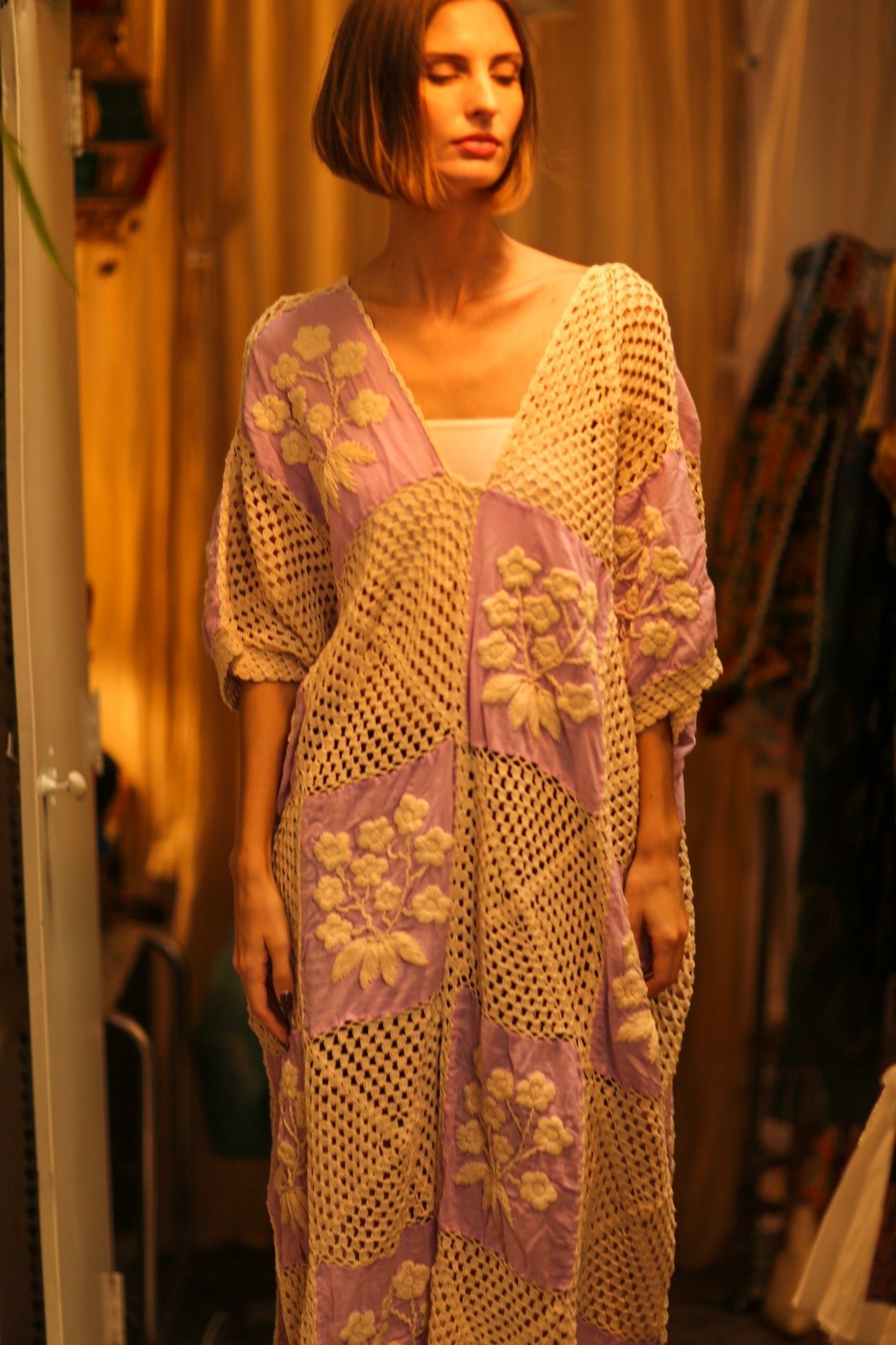 EMBROIDERED KAFTAN DRESS PHOEBIN - MOMO STUDIO BERLIN - Berlin Concept Store - sustainable & ethical fashion