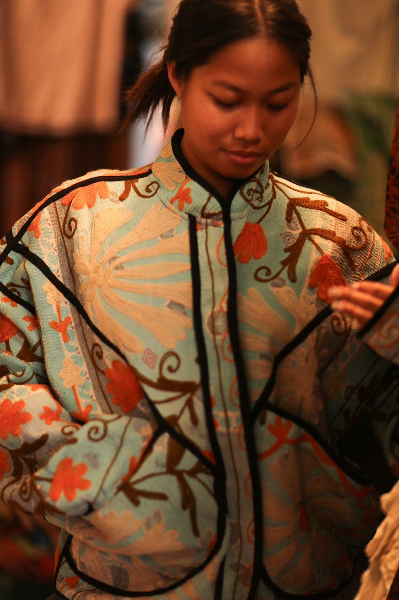 EMBROIDERED KANTHA JACKET LIZA - MOMO STUDIO BERLIN - Berlin Concept Store - sustainable & ethical fashion