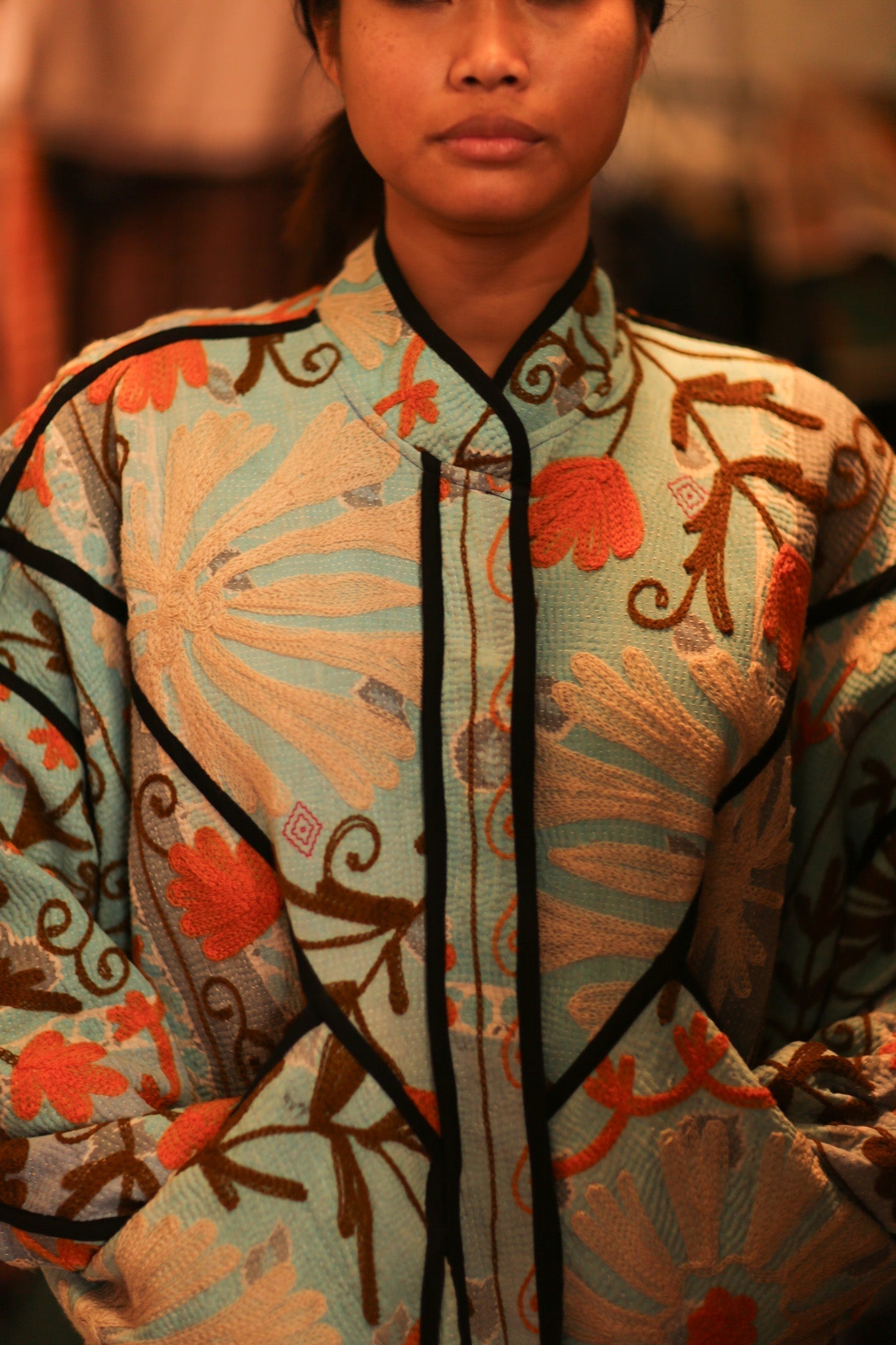 EMBROIDERED KANTHA JACKET LIZA - MOMO STUDIO BERLIN - Berlin Concept Store - sustainable & ethical fashion