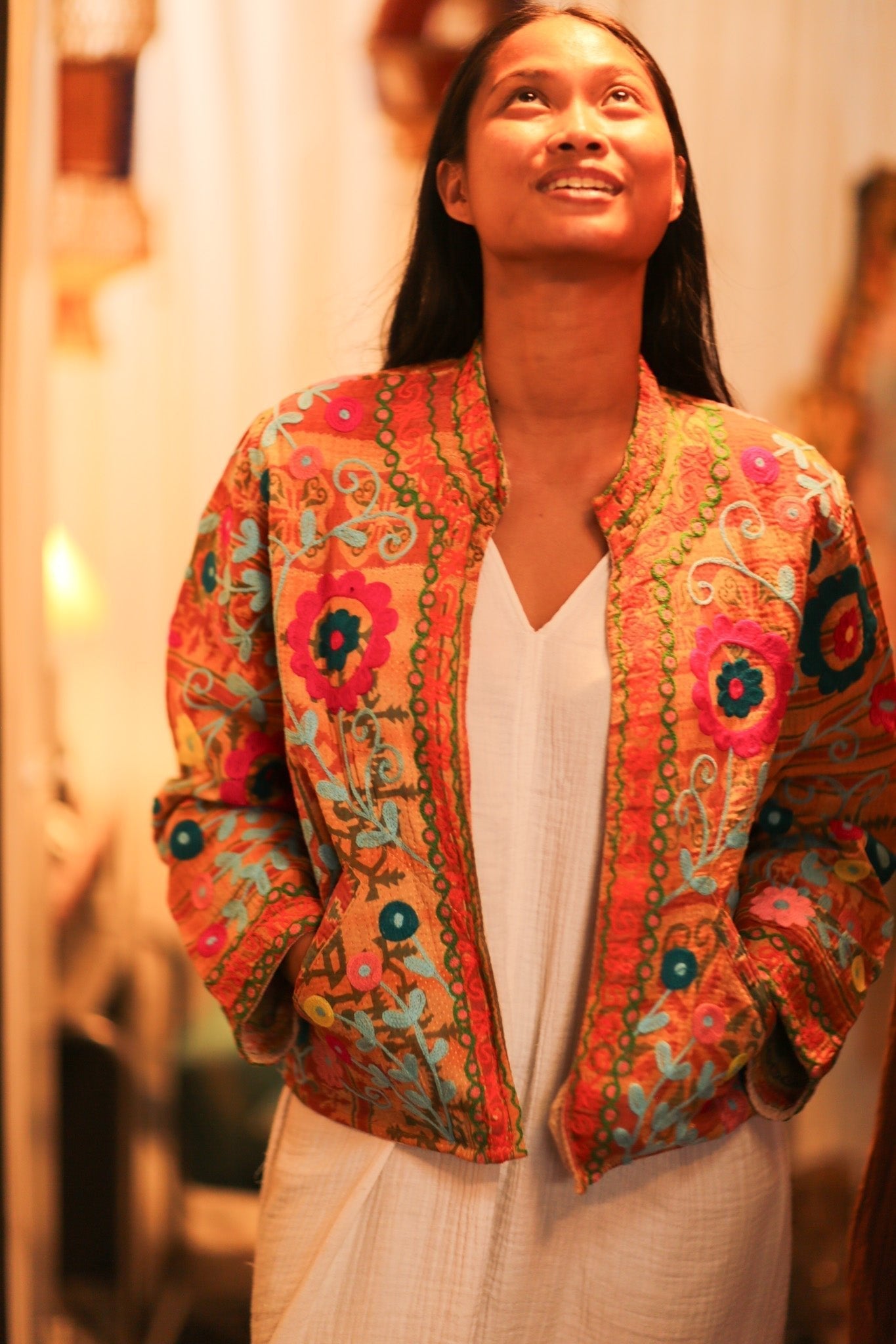 EMBROIDERED KANTHA JACKET TOKYO EDIT - MOMO STUDIO BERLIN - Berlin Concept Store - sustainable & ethical fashion
