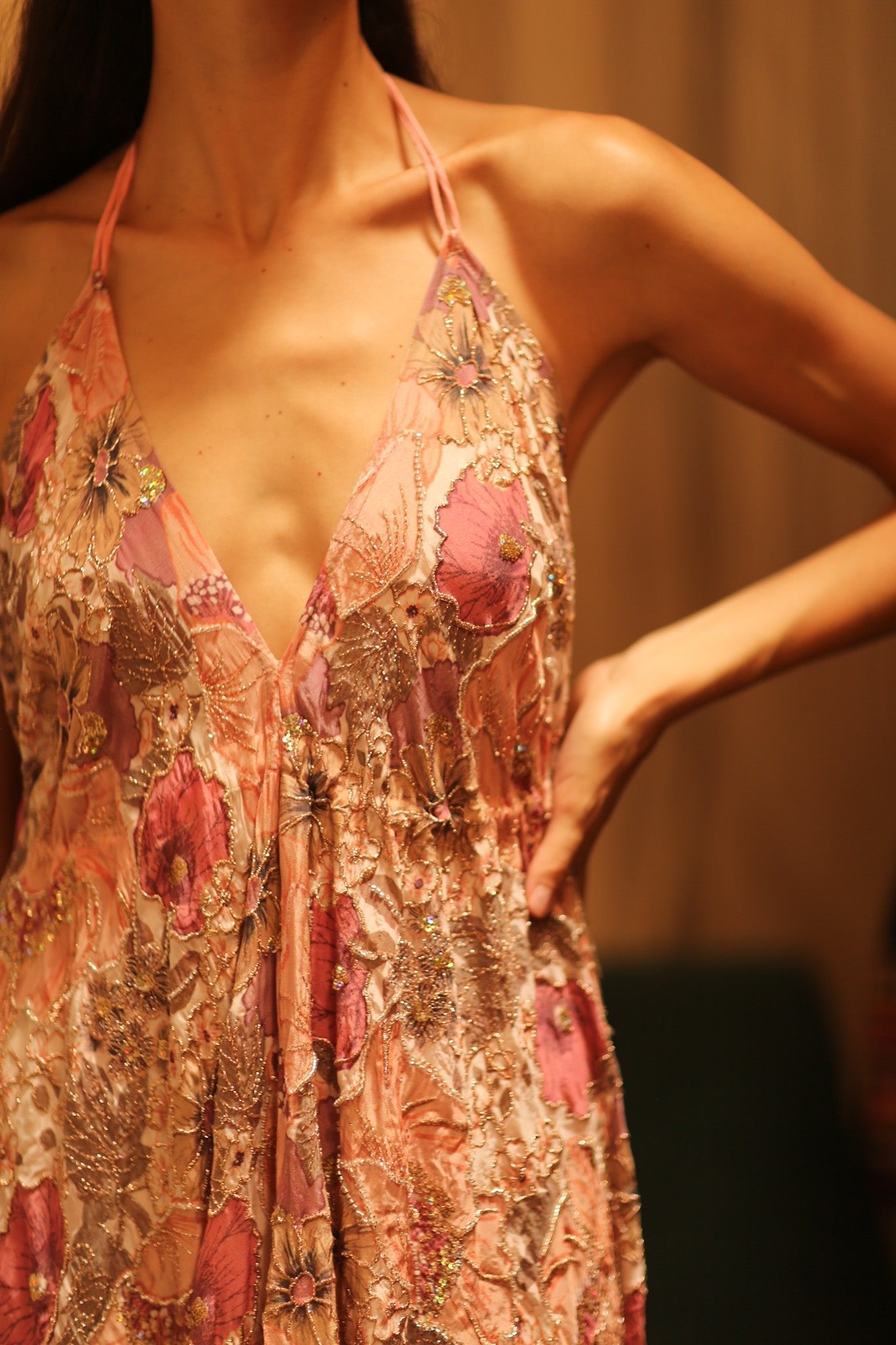 EMBROIDERED SILK DRESS HANNAH - MOMO STUDIO BERLIN - Berlin Concept Store - sustainable & ethical fashion