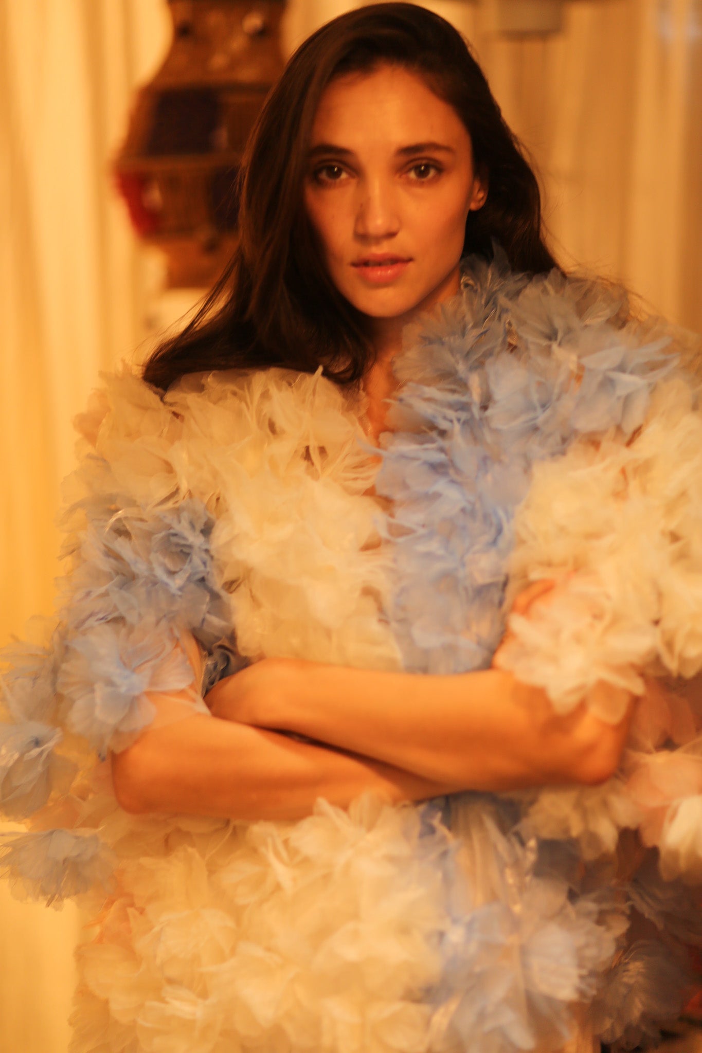 FEATHER FRILL KIMONO MARILYN - MOMO STUDIO BERLIN - Berlin Concept Store - sustainable & ethical fashion
