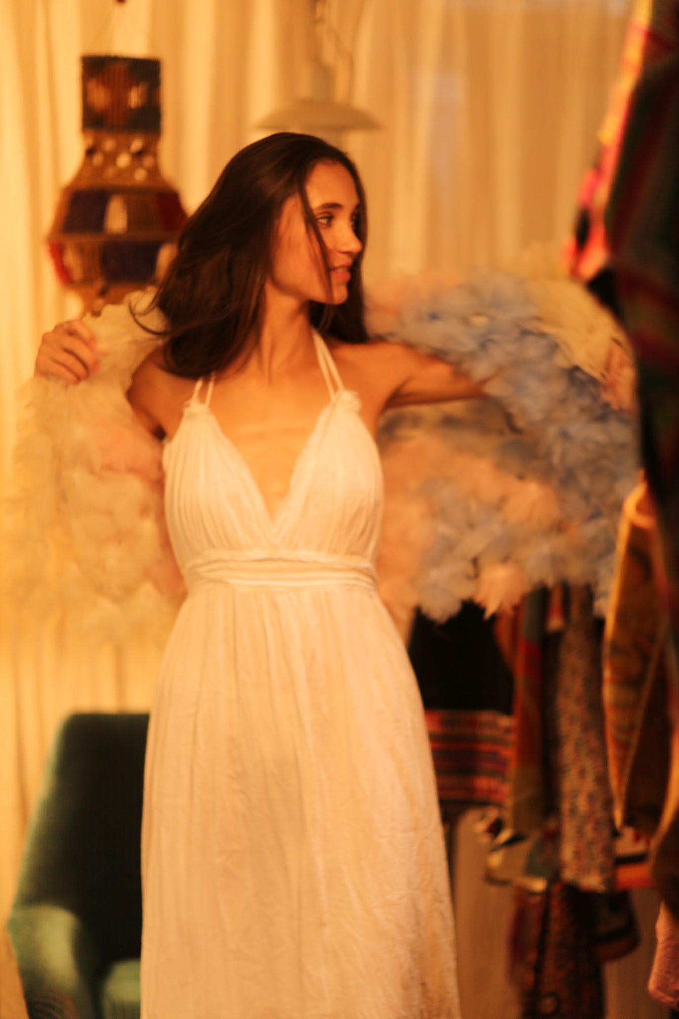 FEATHER FRILL KIMONO MARILYN - MOMO STUDIO BERLIN - Berlin Concept Store - sustainable & ethical fashion