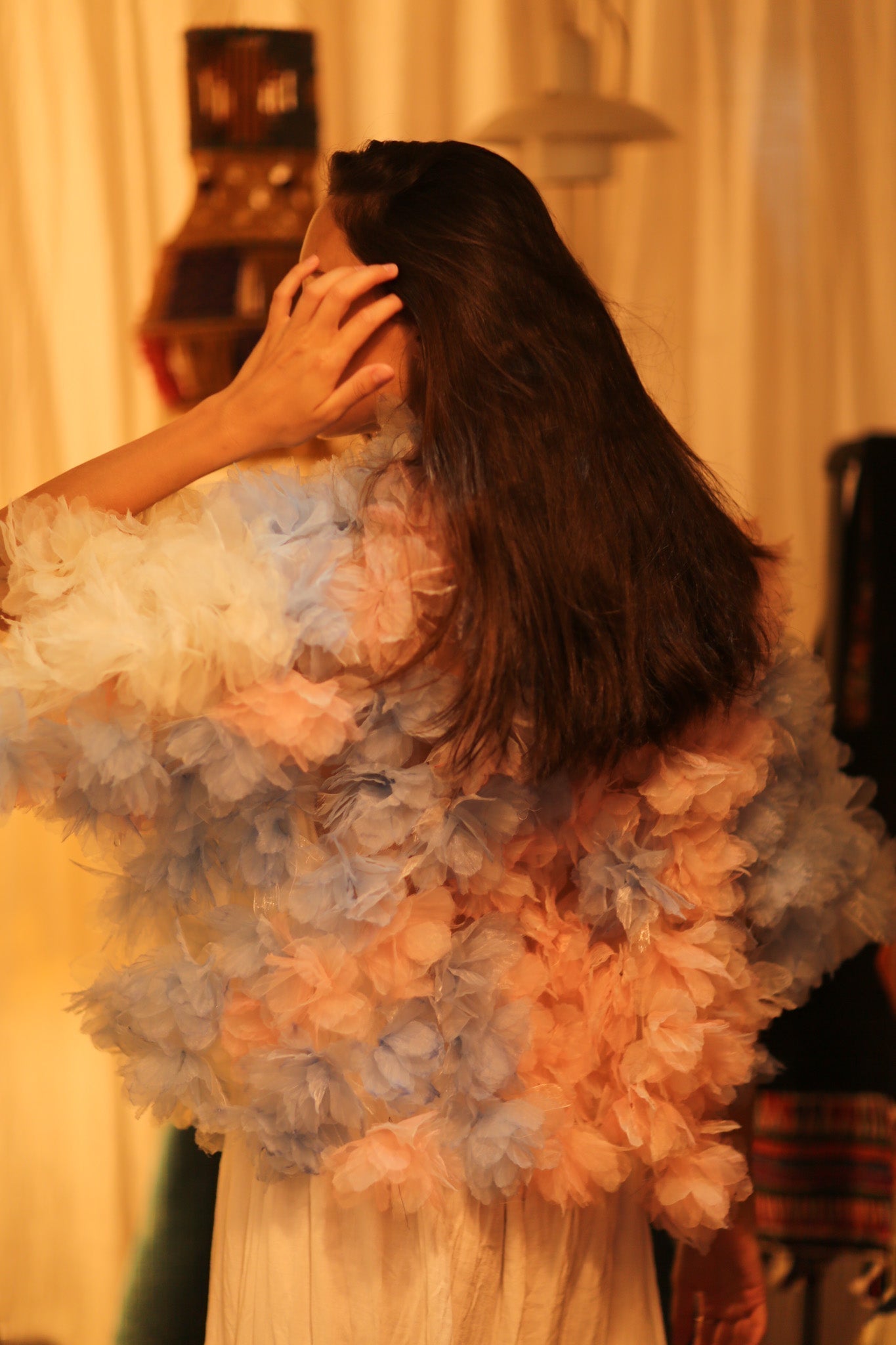 FEATHER FRILL KIMONO MARILYN - MOMO STUDIO BERLIN - Berlin Concept Store - sustainable & ethical fashion
