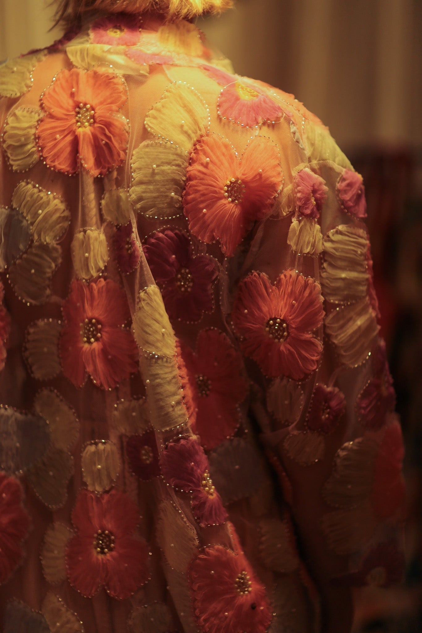 FLO SEQUINED EMBROIDERED SHORT KIMONO PINK - MOMO STUDIO BERLIN - Berlin Concept Store - sustainable & ethical fashion