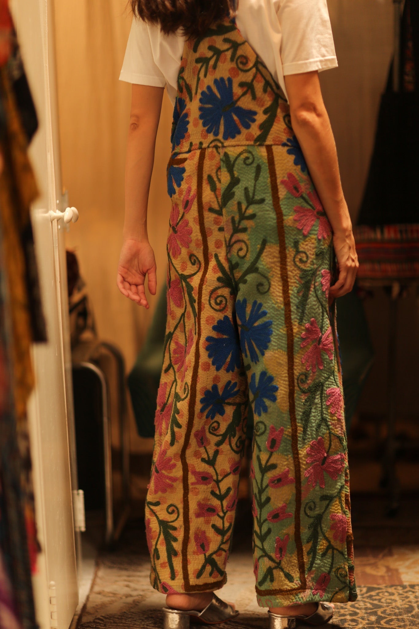 FREYA EMBROIDERED KANTHA JUMPSUIT GREENHOUSE - MOMO STUDIO BERLIN - Berlin Concept Store - sustainable & ethical fashion