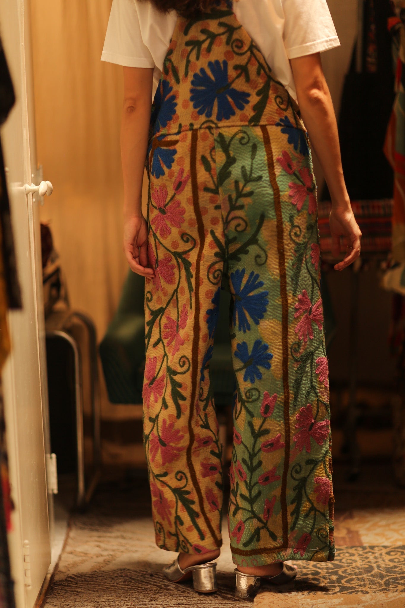 FREYA EMBROIDERED KANTHA JUMPSUIT GREENHOUSE - MOMO STUDIO BERLIN - Berlin Concept Store - sustainable & ethical fashion