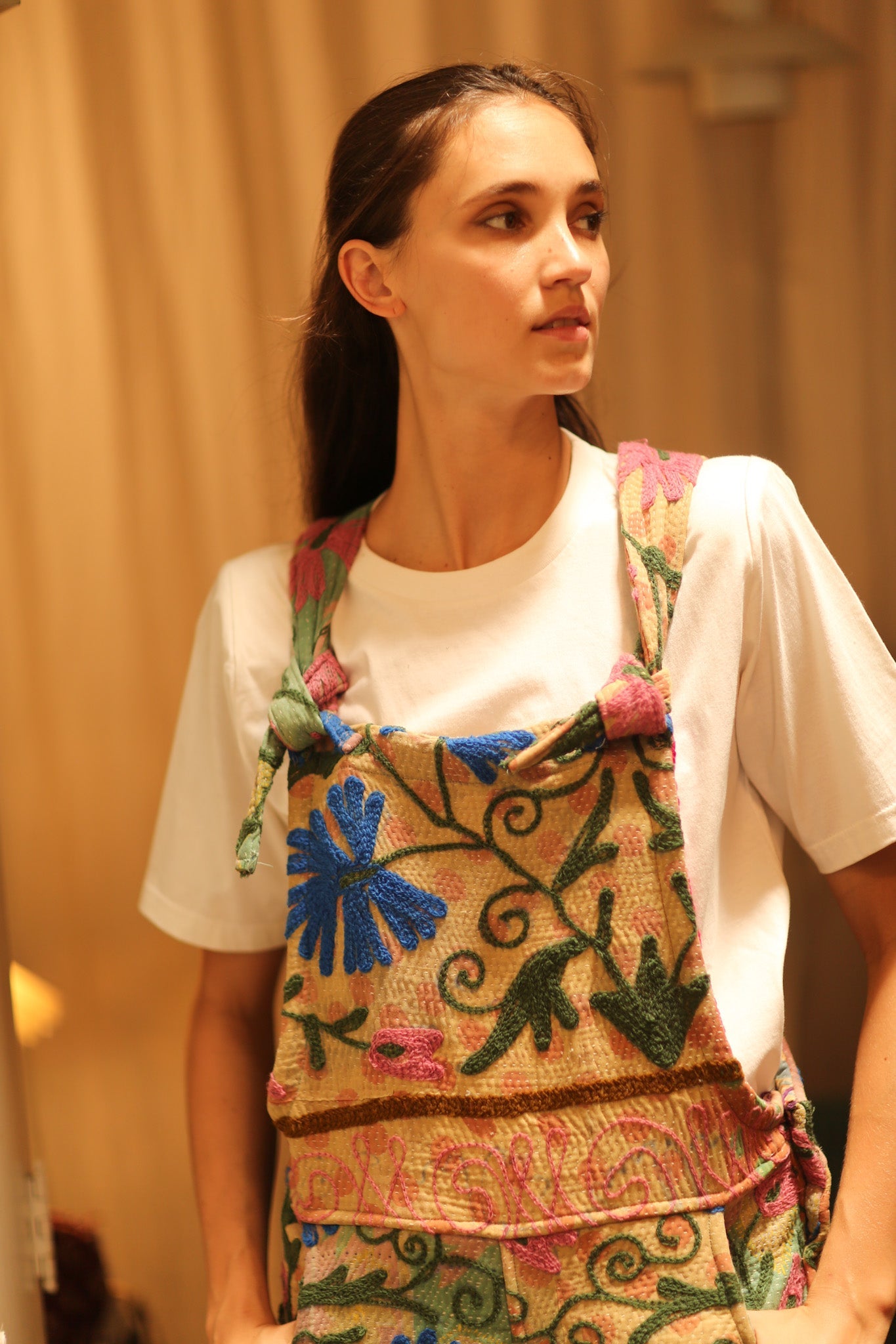 FREYA EMBROIDERED KANTHA JUMPSUIT GREENHOUSE - MOMO STUDIO BERLIN - Berlin Concept Store - sustainable & ethical fashion