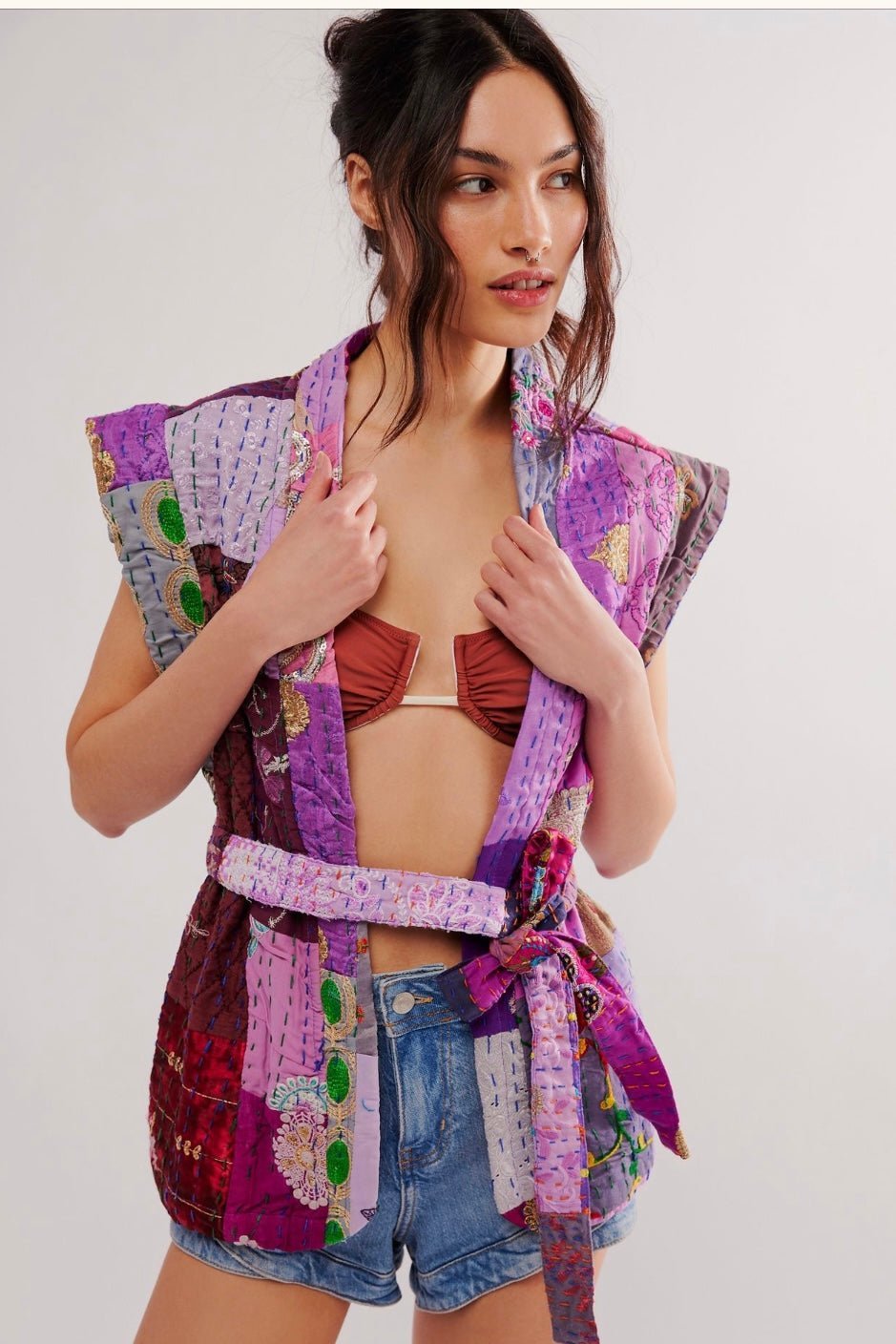 GLORIA PATCHWORK VEST - MOMO STUDIO BERLIN - Berlin Concept Store - sustainable & ethical fashion