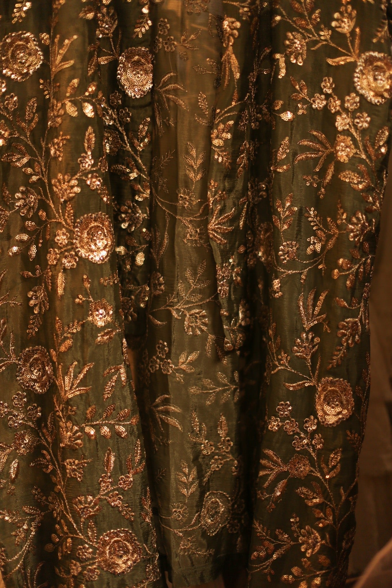 GREEN EMBROIDERED KIMONO ODO - MOMO STUDIO BERLIN - Berlin Concept Store - sustainable & ethical fashion
