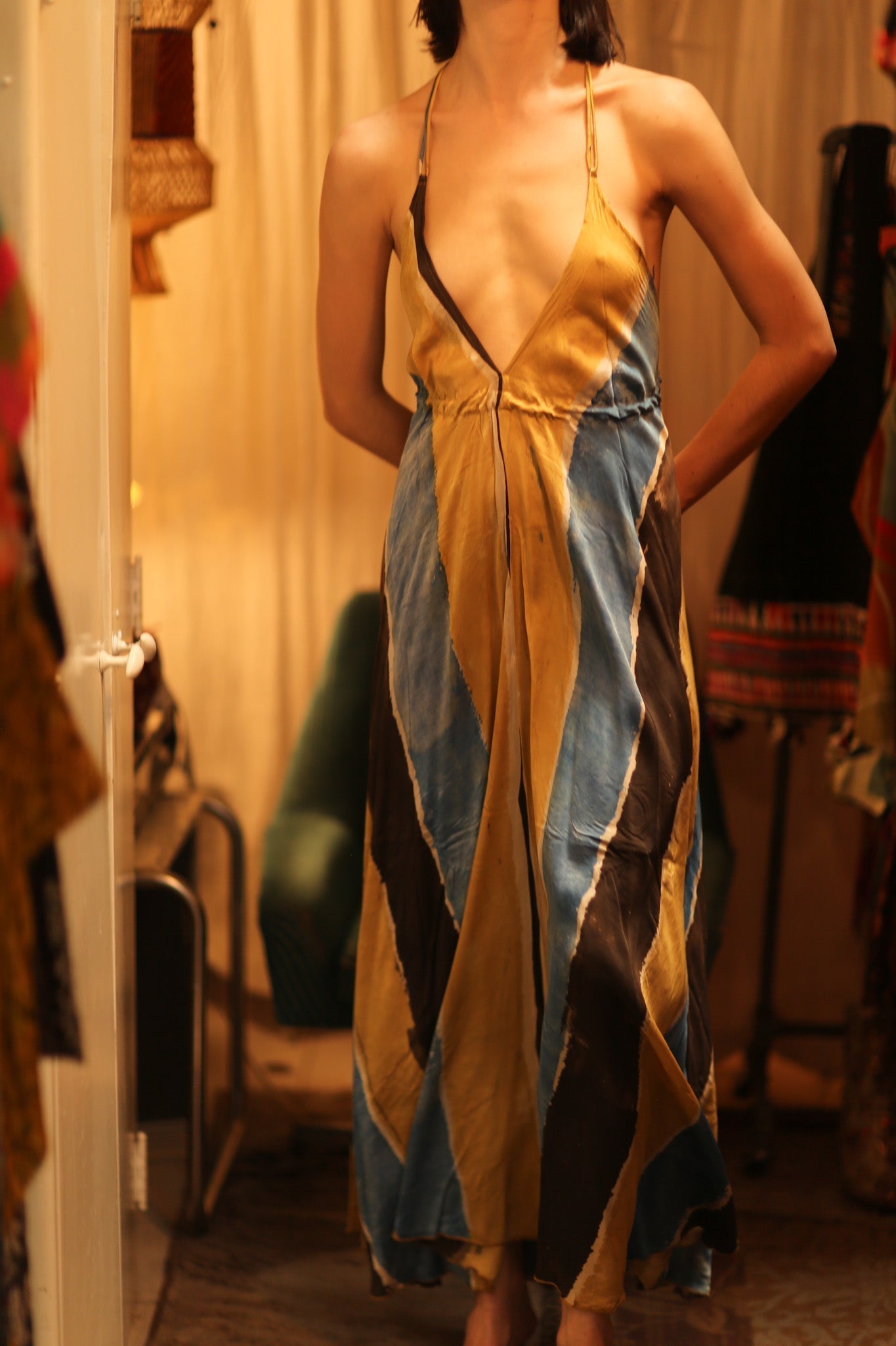 HAND BLOCK PRINT MAGIC DRESS HANNAH SOHO EDIT - MOMO STUDIO BERLIN - Berlin Concept Store - sustainable & ethical fashion