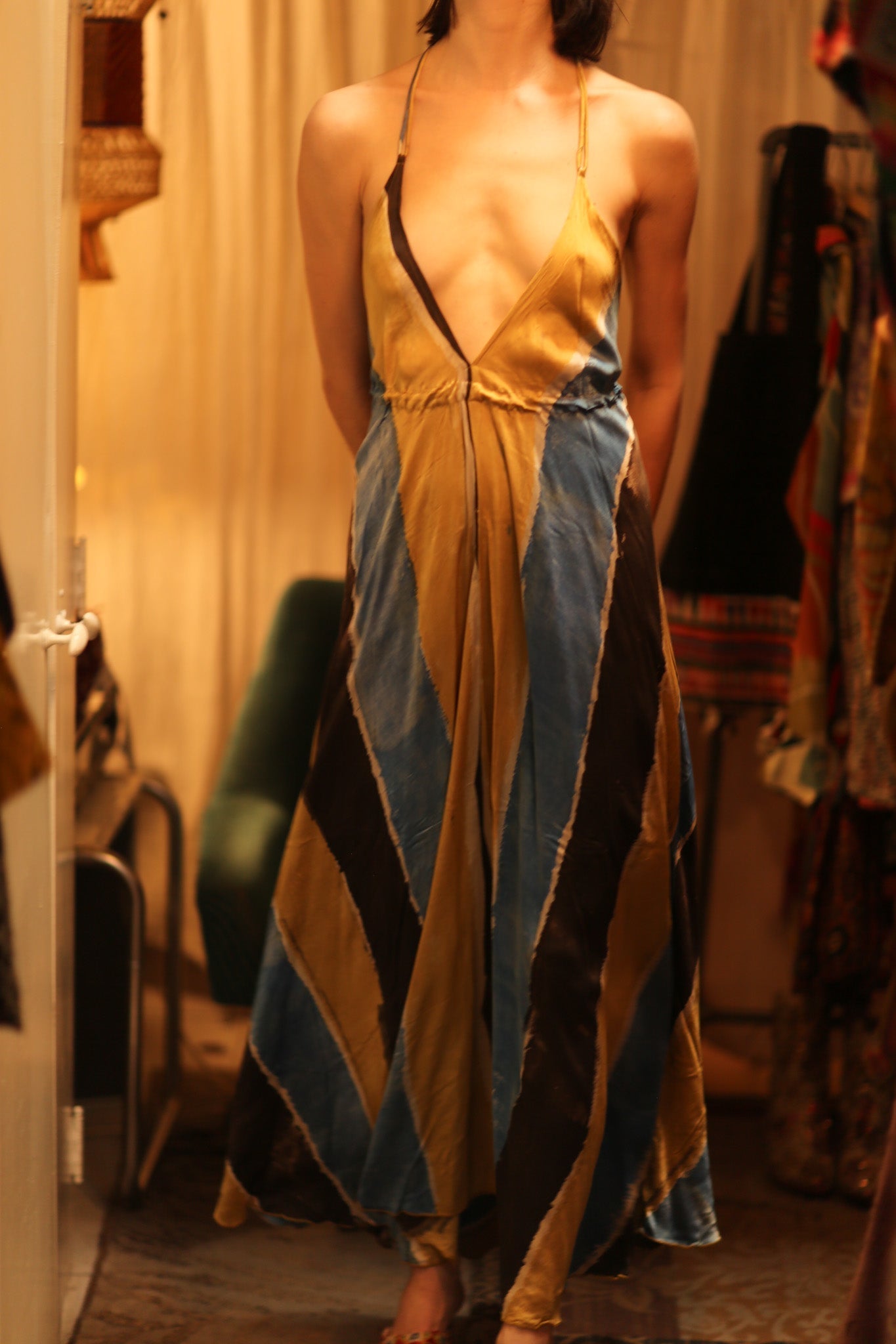 HAND BLOCK PRINT MAGIC DRESS HANNAH SOHO EDIT - MOMO STUDIO BERLIN - Berlin Concept Store - sustainable & ethical fashion