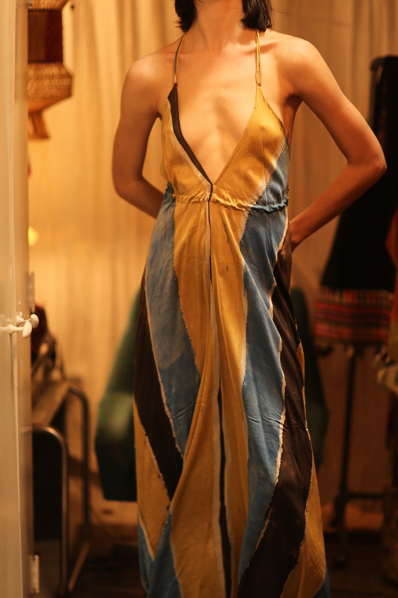 HAND BLOCK PRINT MAGIC DRESS HANNAH SOHO EDIT - MOMO STUDIO BERLIN - Berlin Concept Store - sustainable & ethical fashion